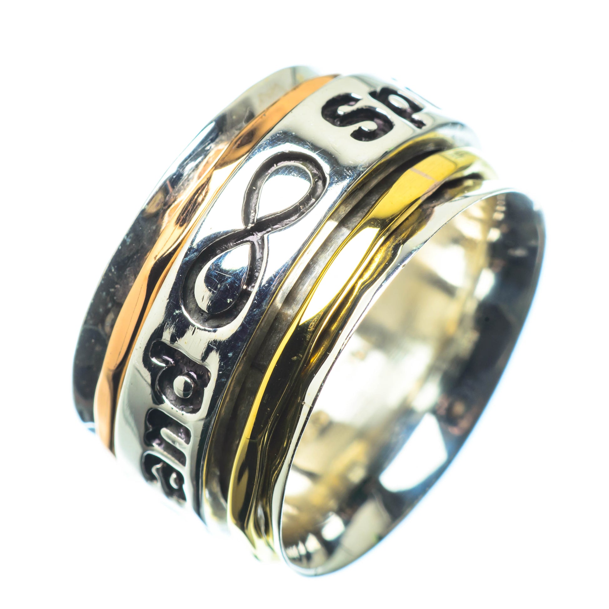 Meditation Spinner Rings handcrafted by Ana Silver Co - RING24856