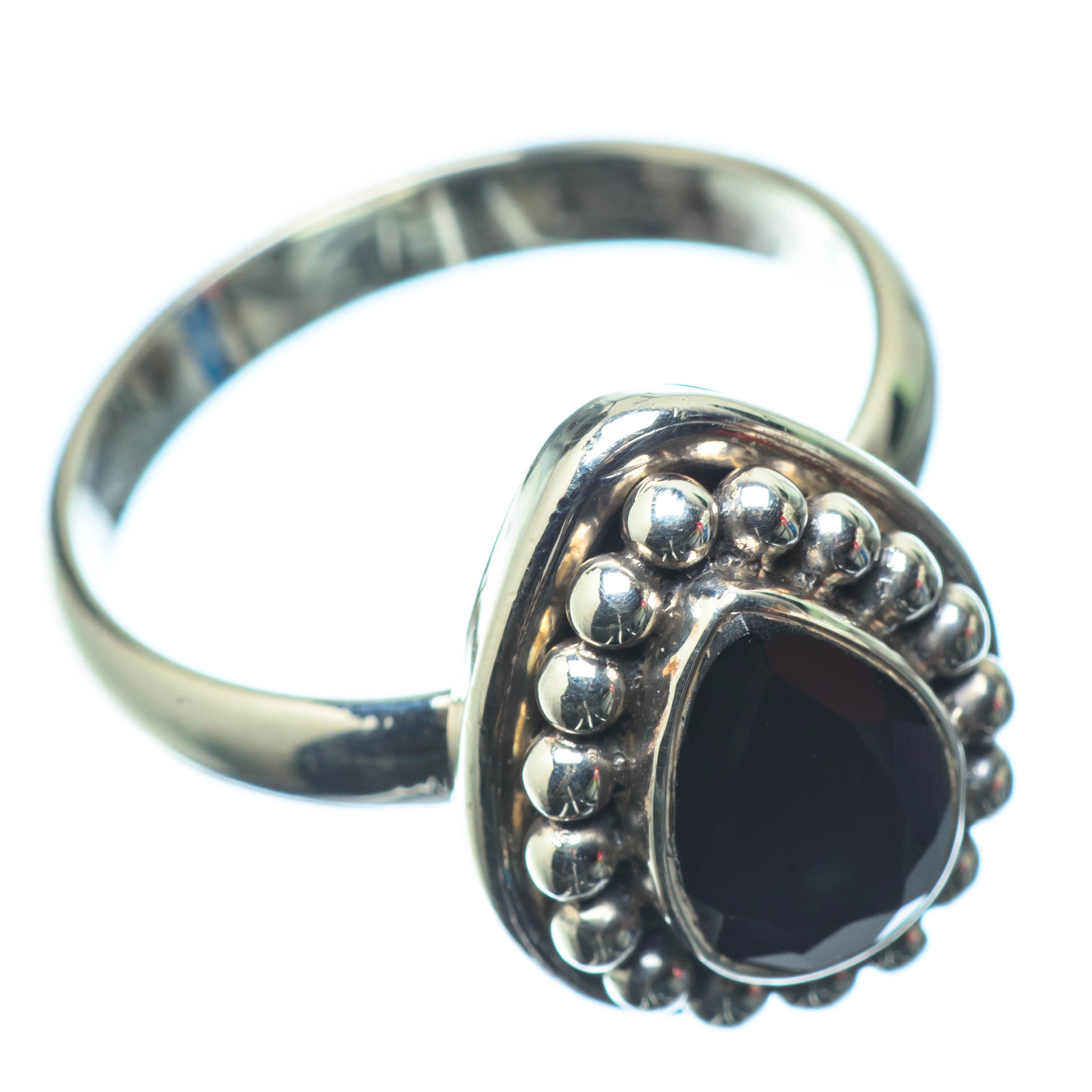Black Onyx Rings handcrafted by Ana Silver Co - RING24858