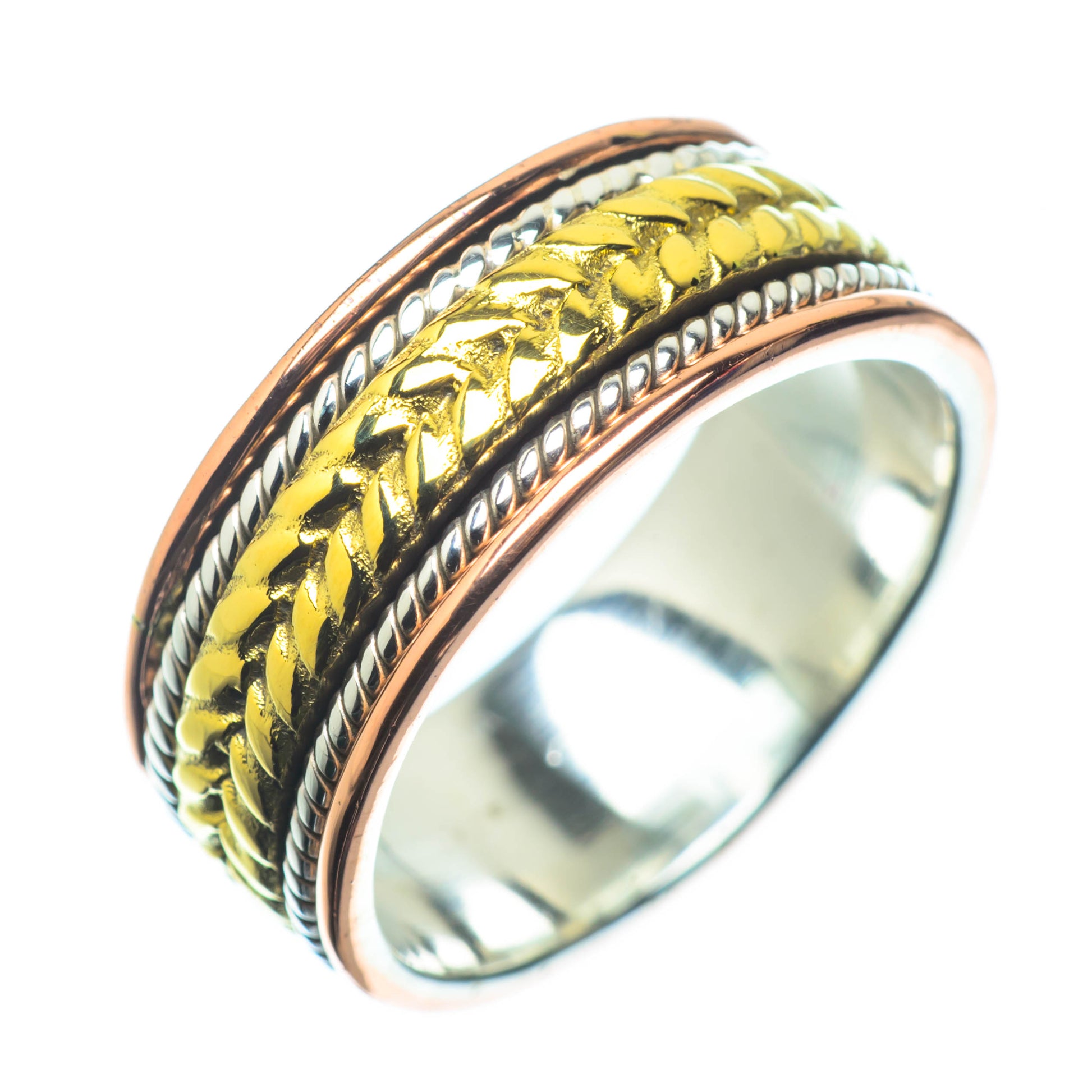 Meditation Spinner Rings handcrafted by Ana Silver Co - RING24884