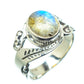 Labradorite Rings handcrafted by Ana Silver Co - RING24895