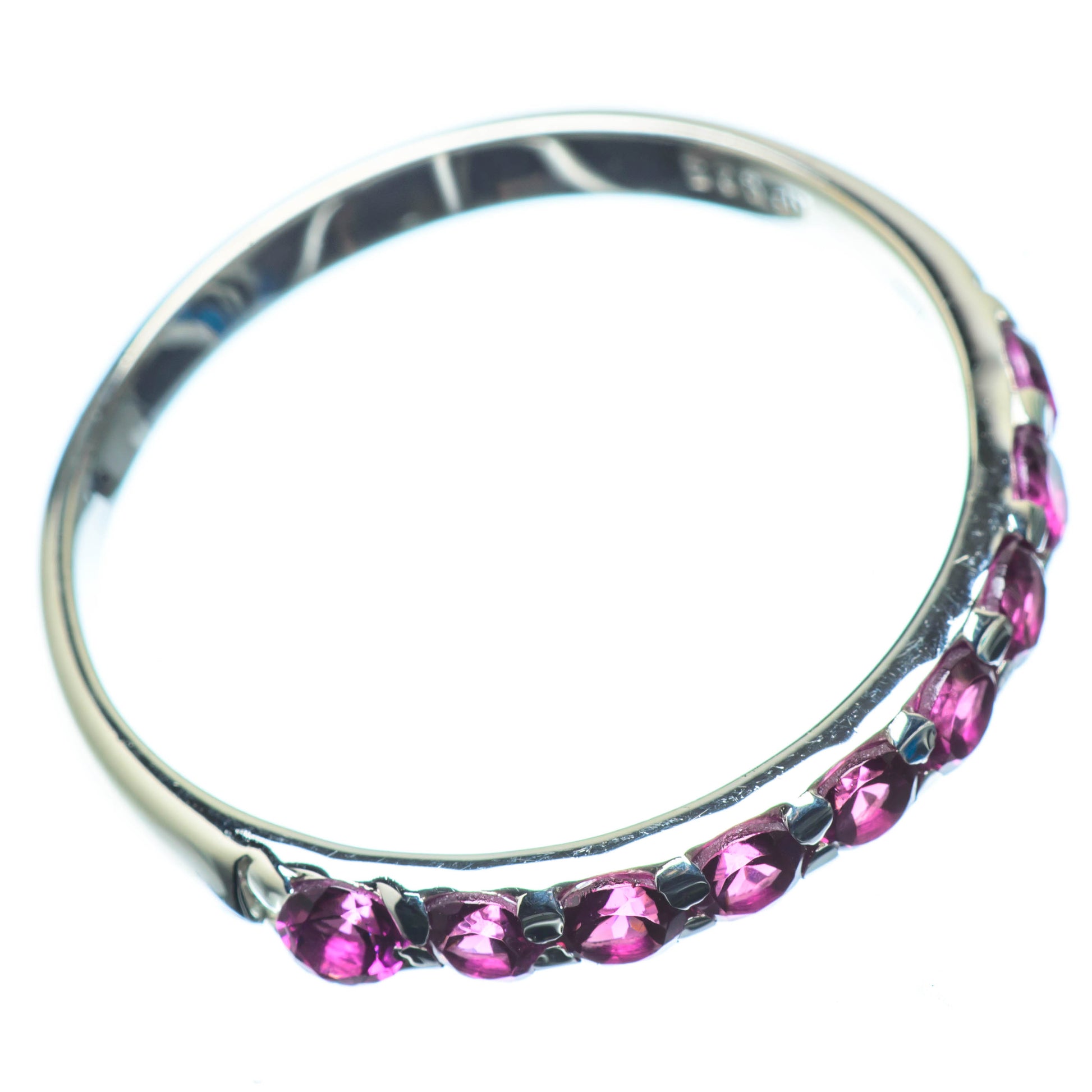 Pink Tourmaline Rings handcrafted by Ana Silver Co - RING24906