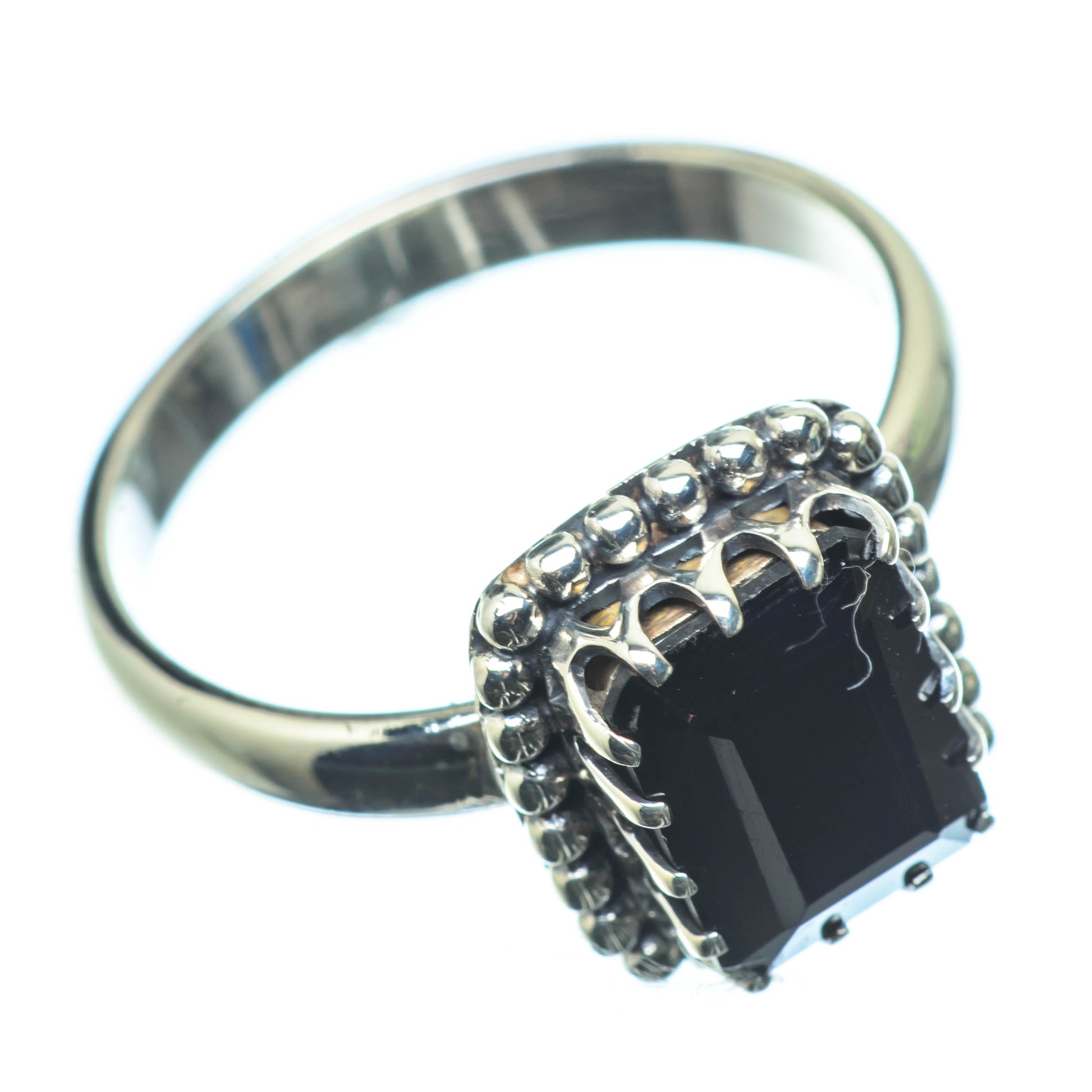 Black Onyx Rings handcrafted by Ana Silver Co - RING24943