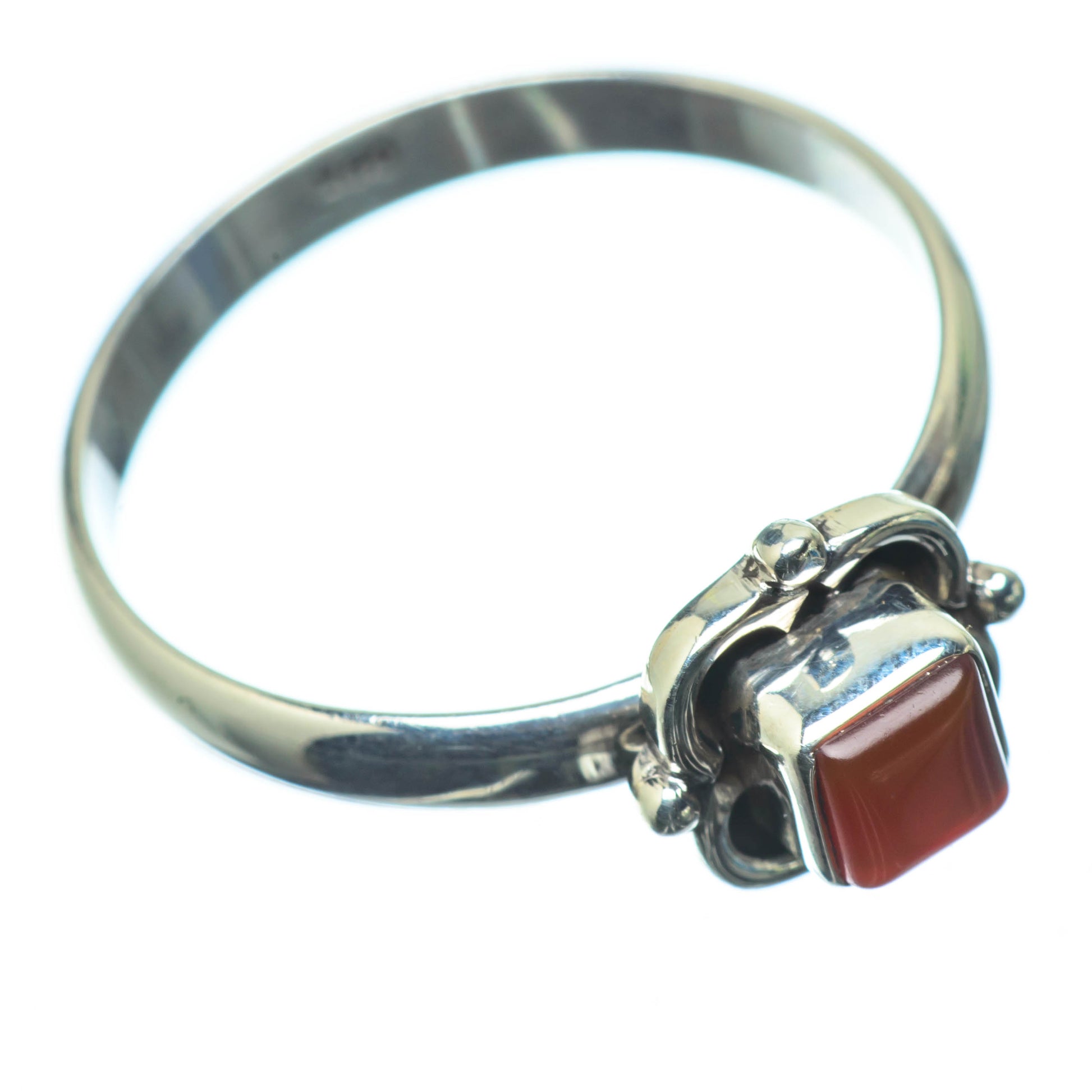 Red Onyx Rings handcrafted by Ana Silver Co - RING25014