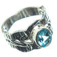 Blue Topaz Rings handcrafted by Ana Silver Co - RING25031