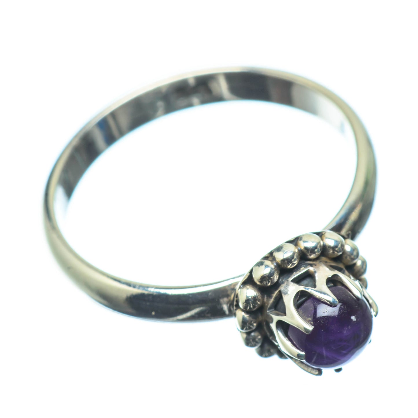 Amethyst Rings handcrafted by Ana Silver Co - RING25041