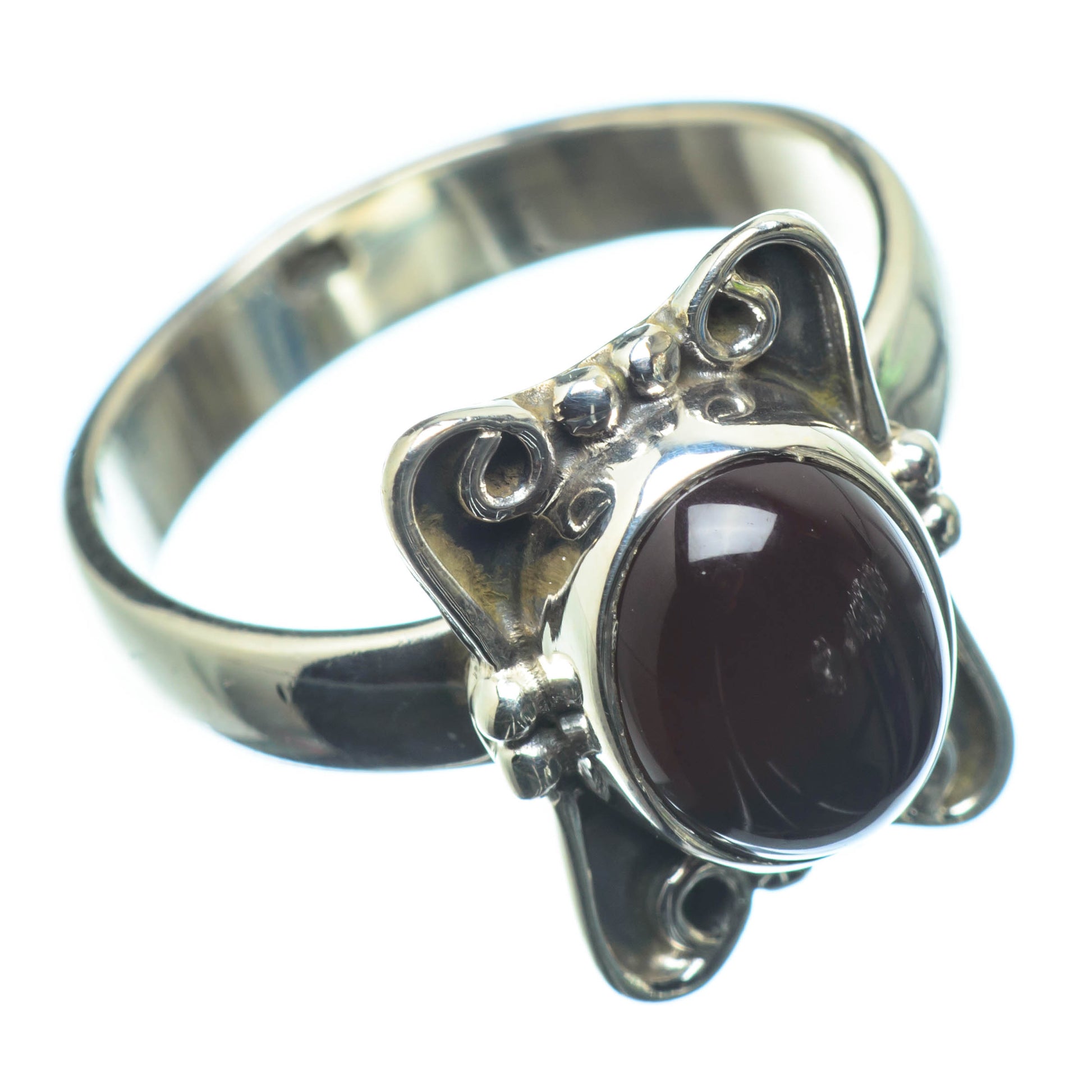 Black Onyx Rings handcrafted by Ana Silver Co - RING25046