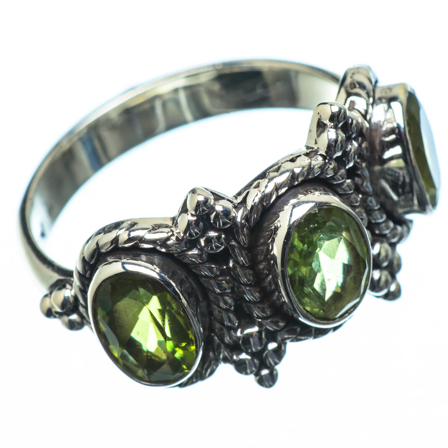 Peridot Rings handcrafted by Ana Silver Co - RING25094