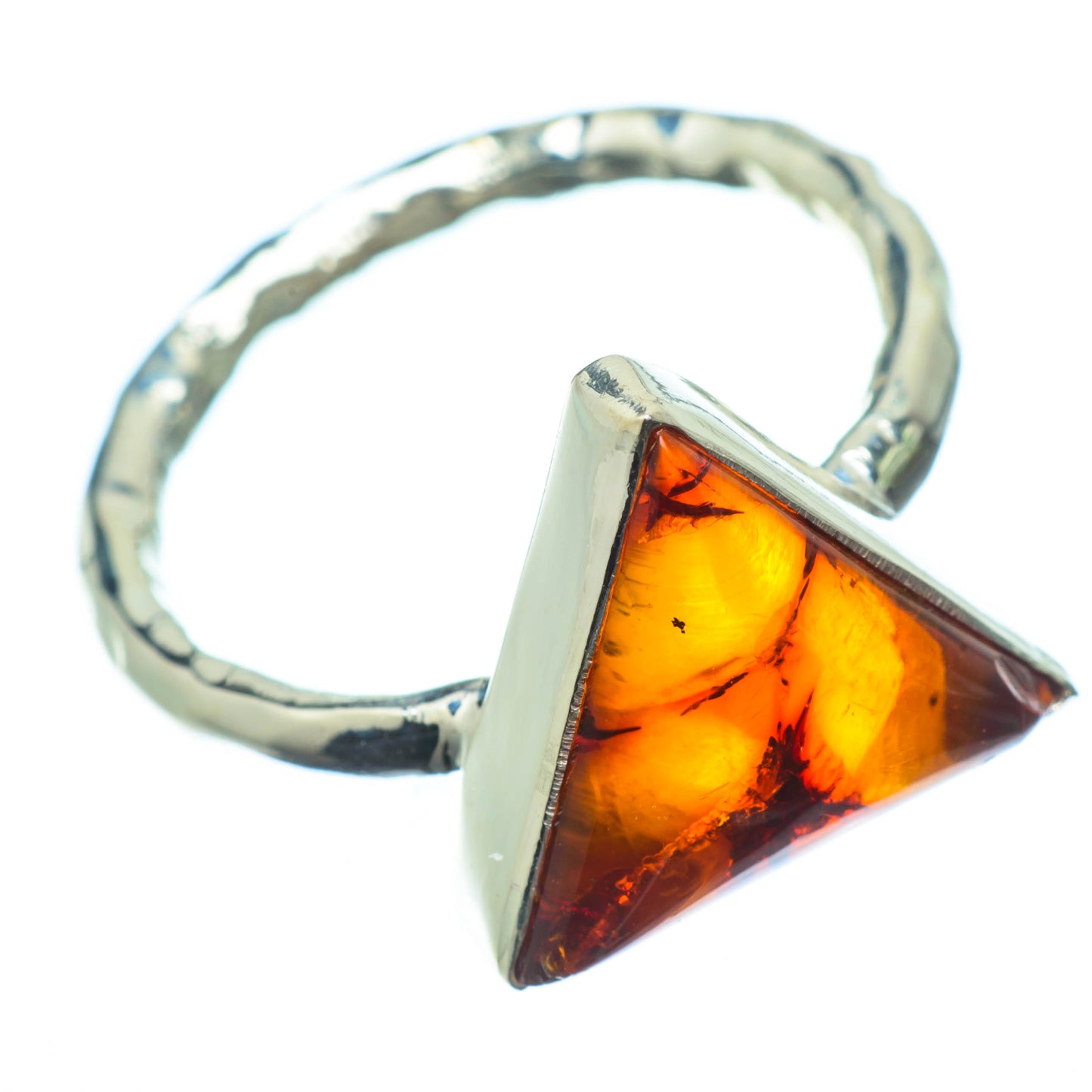 Baltic Amber Rings handcrafted by Ana Silver Co - RING25100