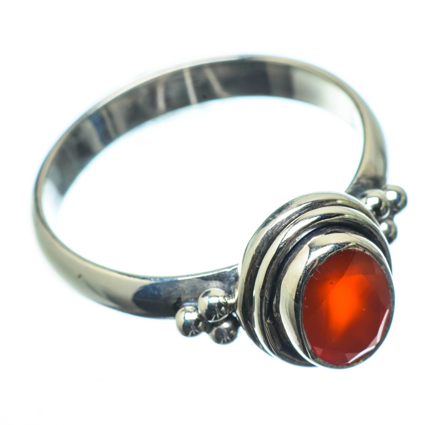 Red Onyx Rings handcrafted by Ana Silver Co - RING25126