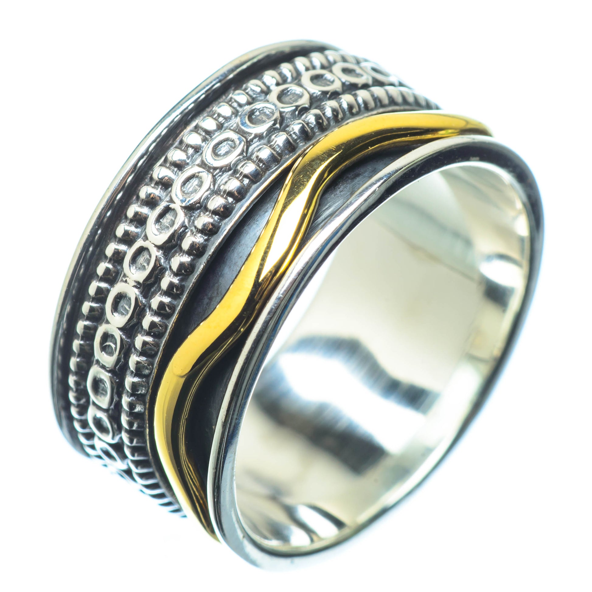Meditation Spinner Rings handcrafted by Ana Silver Co - RING25163