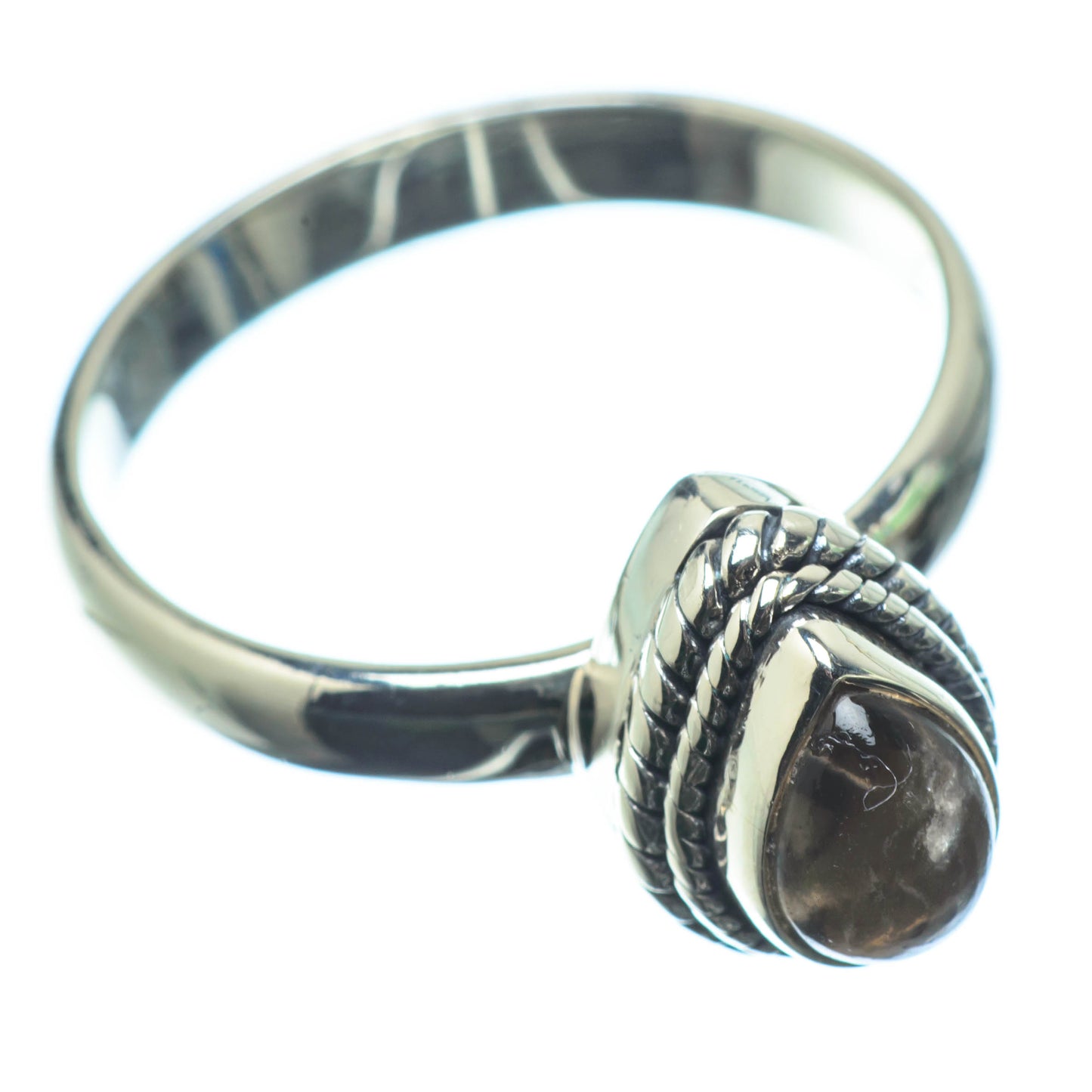 Smoky Quartz Rings handcrafted by Ana Silver Co - RING25179