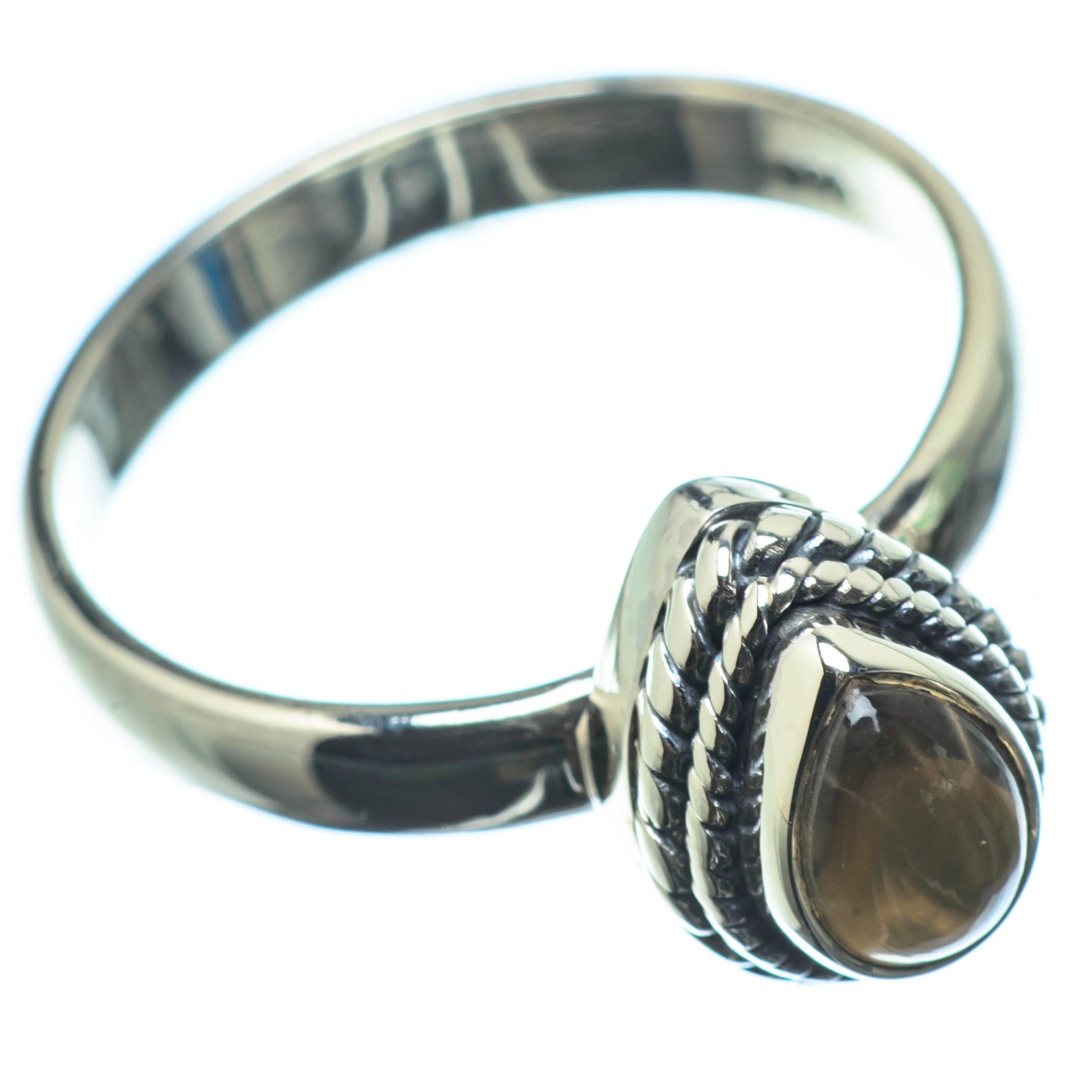 Smoky Quartz Rings handcrafted by Ana Silver Co - RING25240