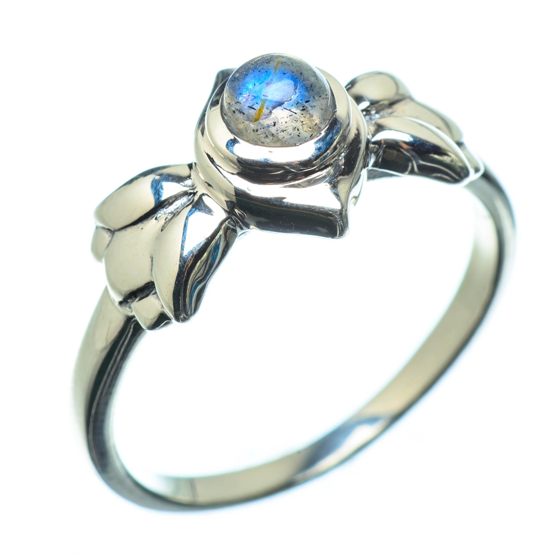 Labradorite Rings handcrafted by Ana Silver Co - RING25263