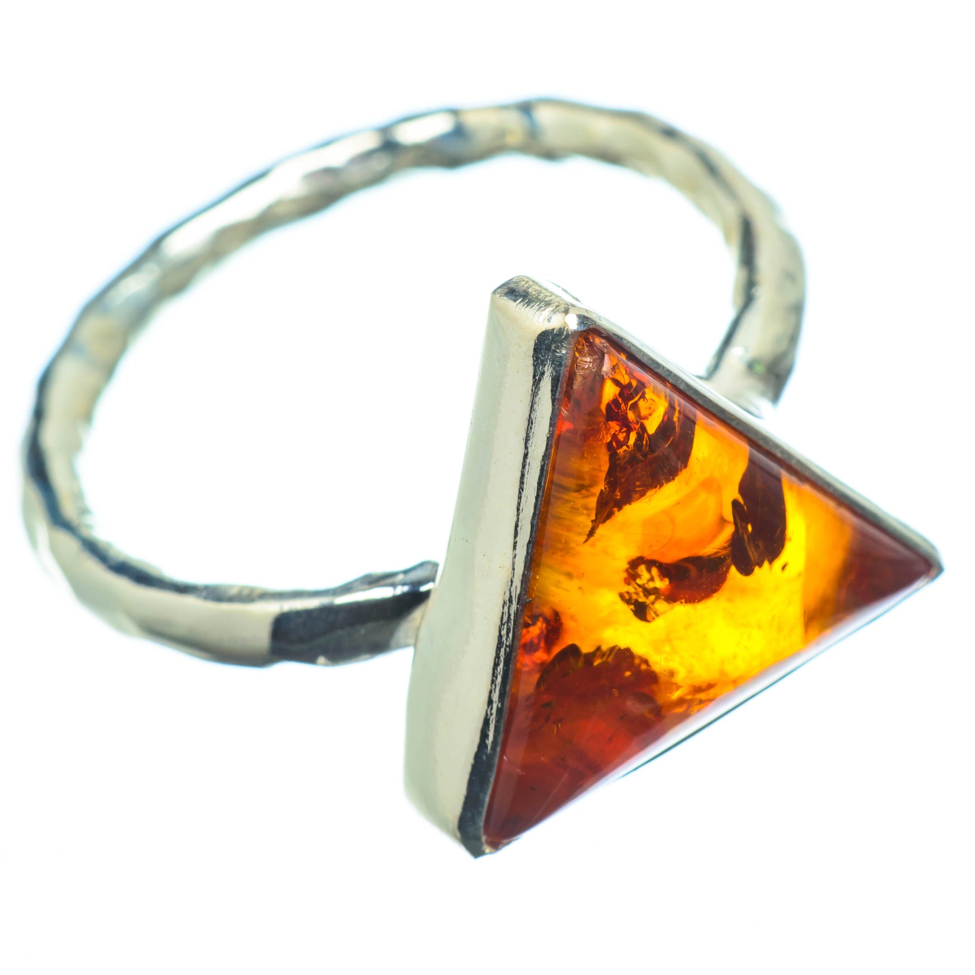 Baltic Amber Rings handcrafted by Ana Silver Co - RING25278