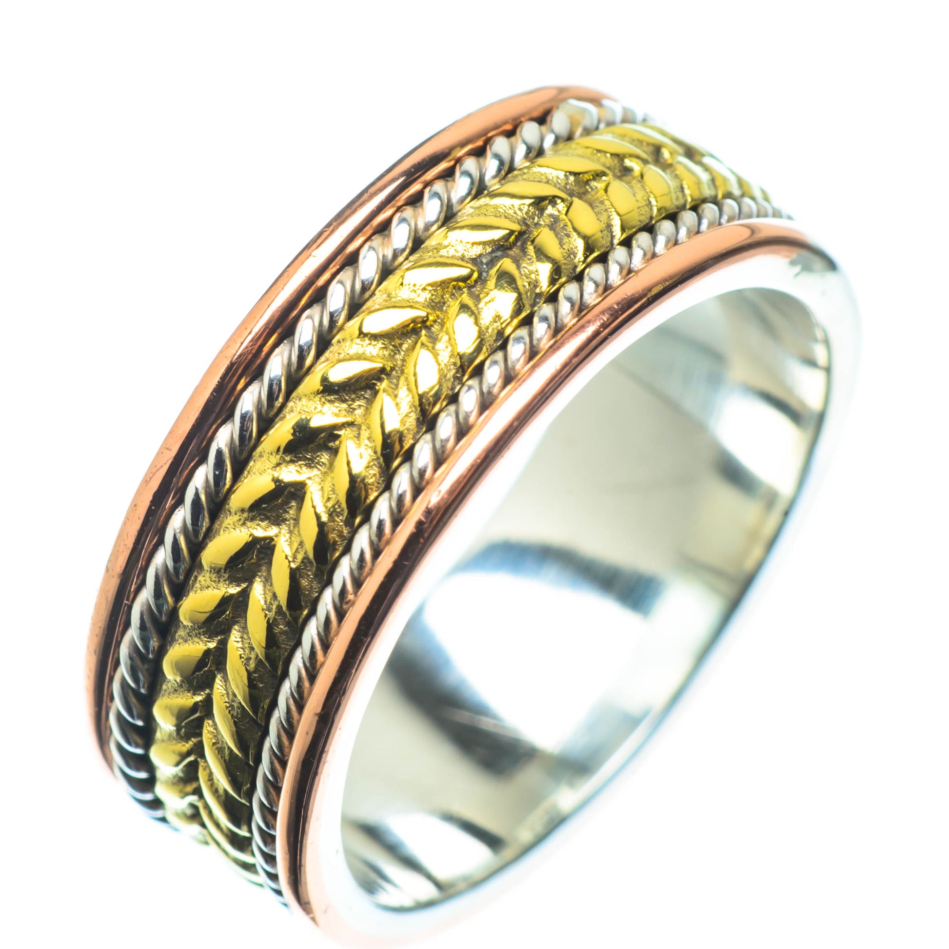 Meditation Spinner Rings handcrafted by Ana Silver Co - RING25318
