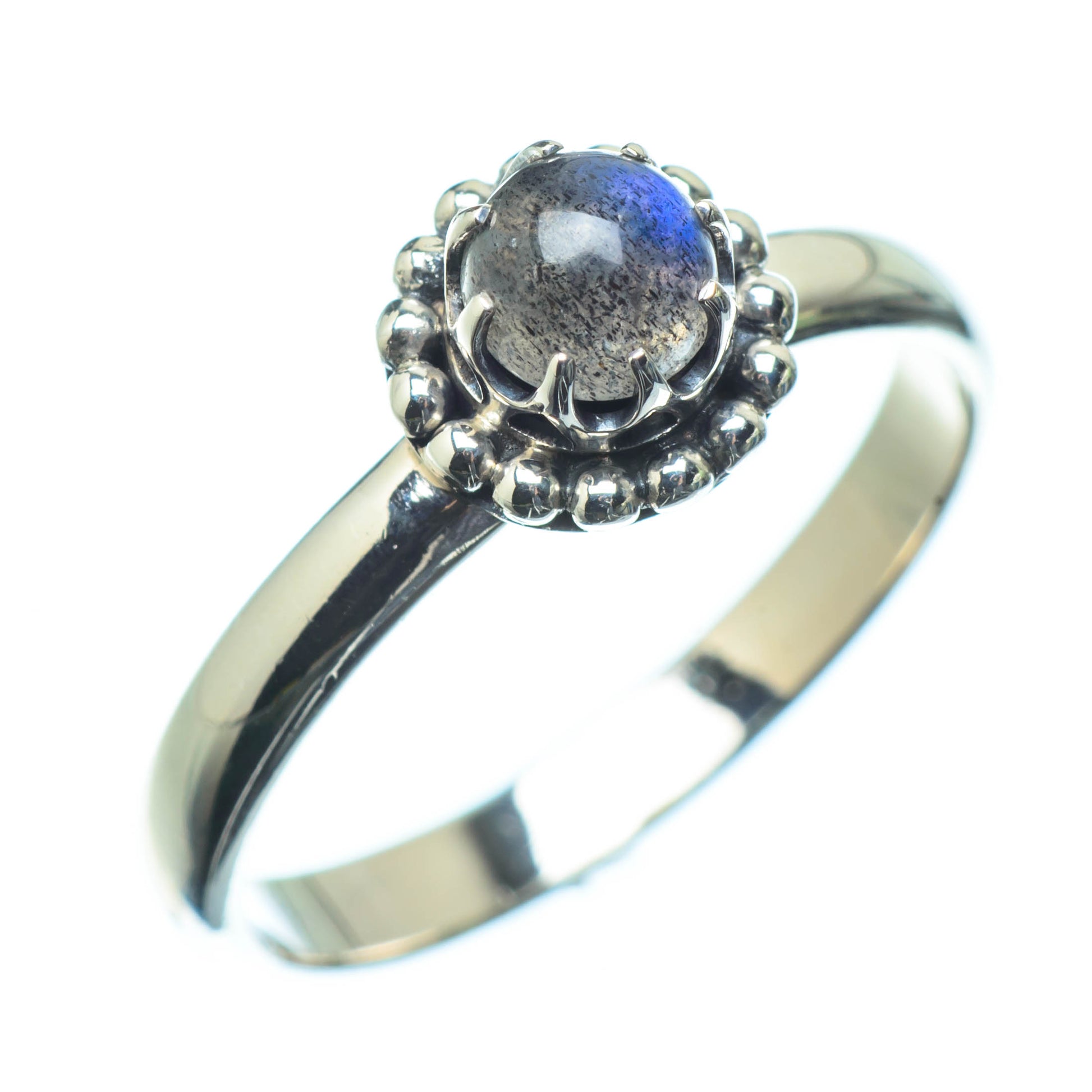 Labradorite Rings handcrafted by Ana Silver Co - RING25363