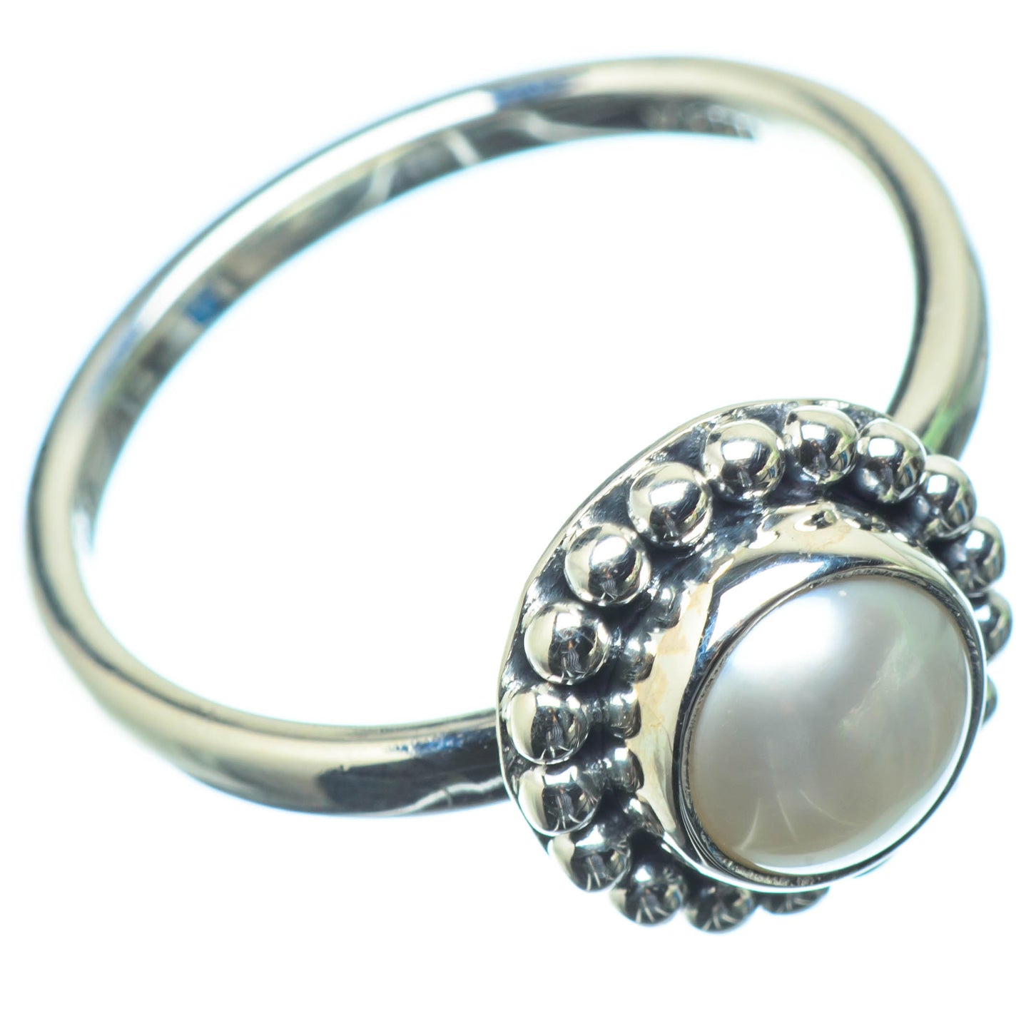 Cultured Pearl Rings handcrafted by Ana Silver Co - RING25387