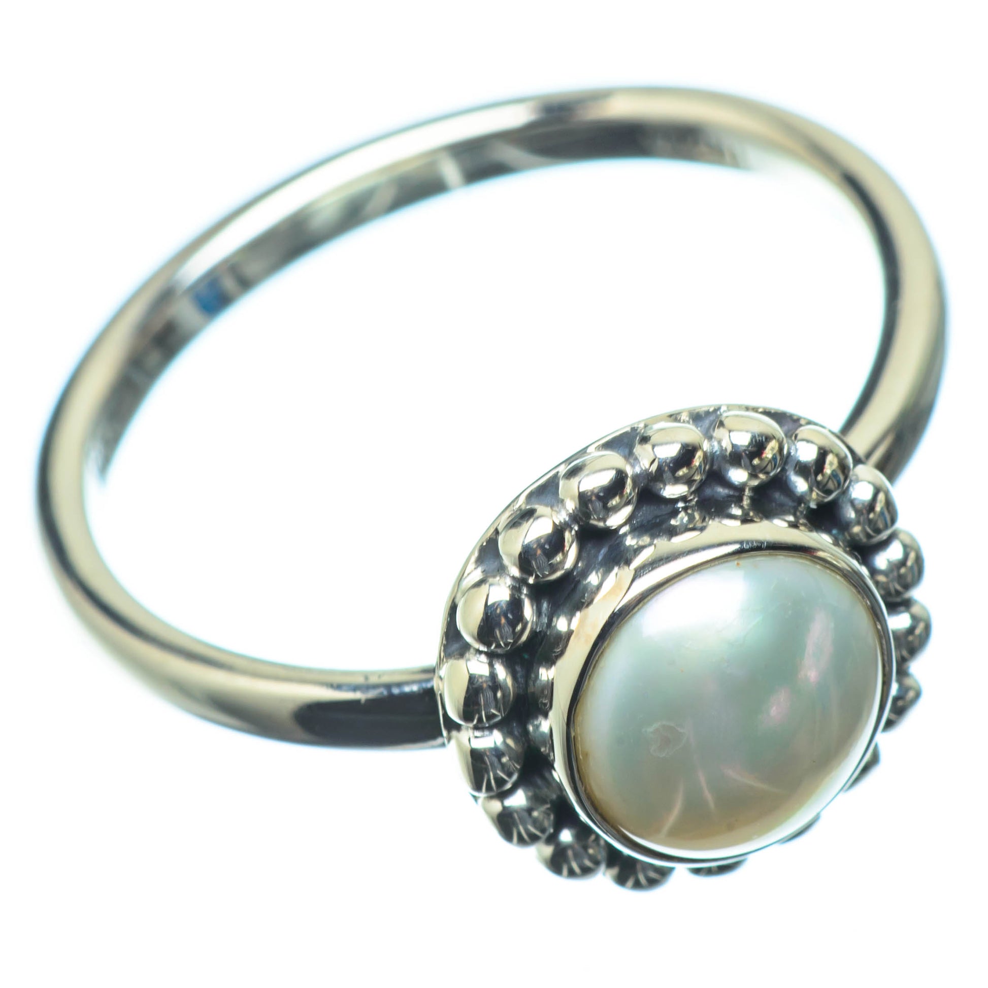 Cultured Pearl Rings handcrafted by Ana Silver Co - RING25439