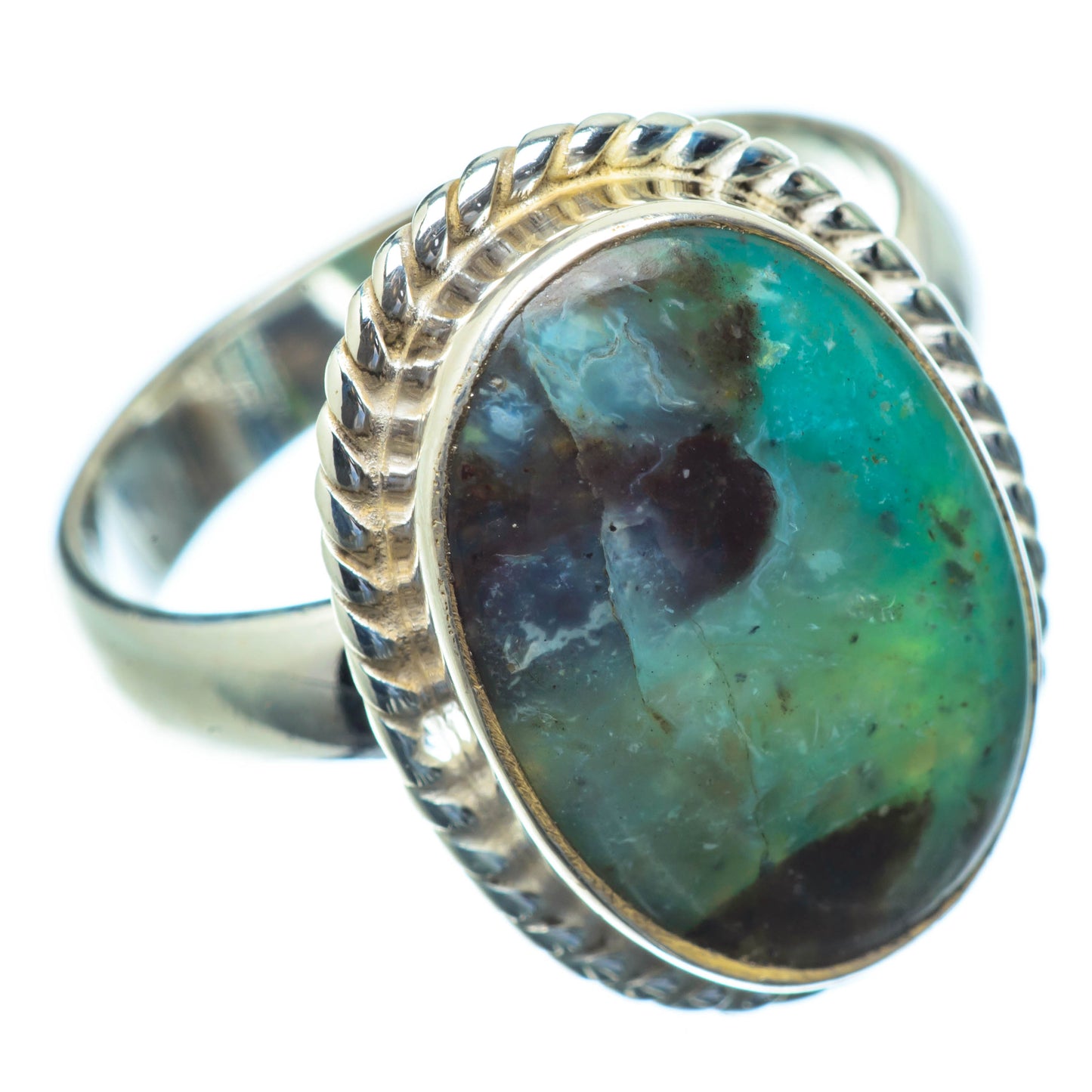 Peruvian Opal Rings handcrafted by Ana Silver Co - RING25487