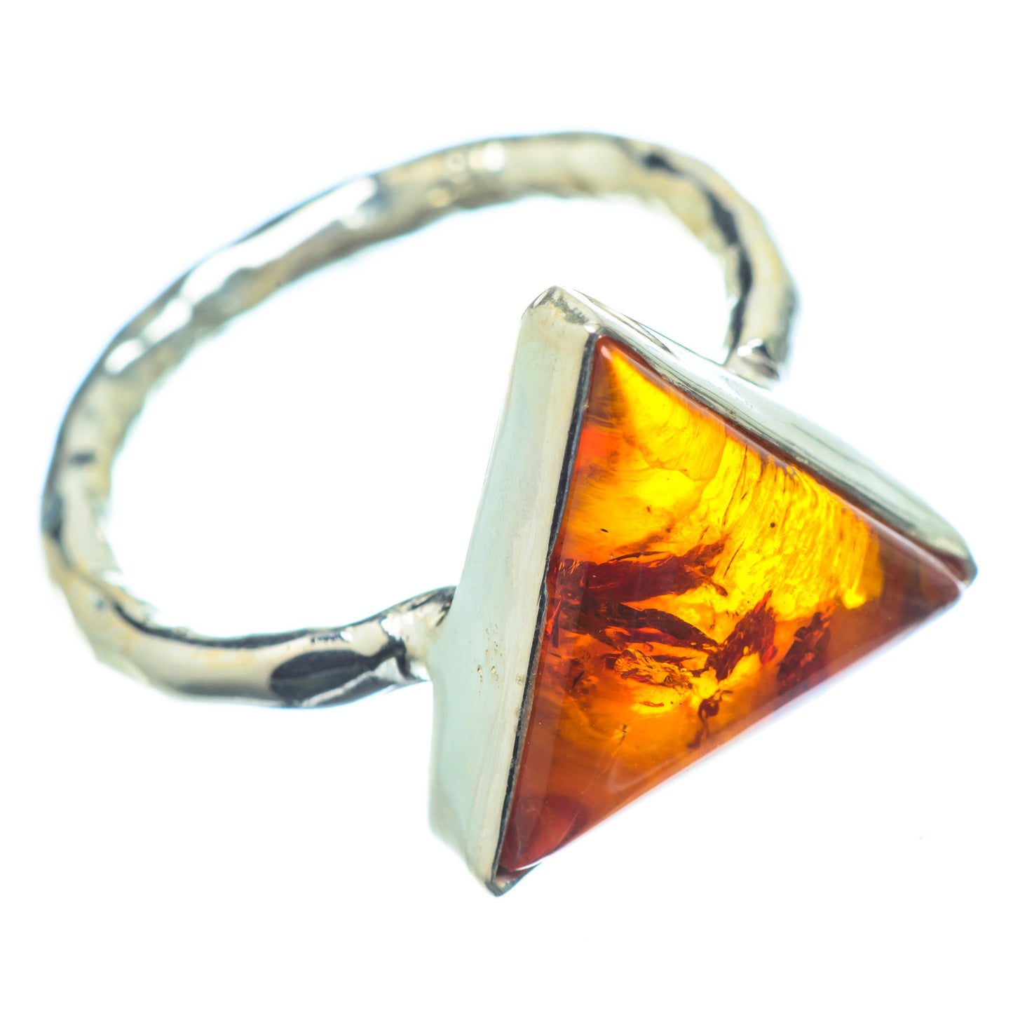 Baltic Amber Rings handcrafted by Ana Silver Co - RING25597