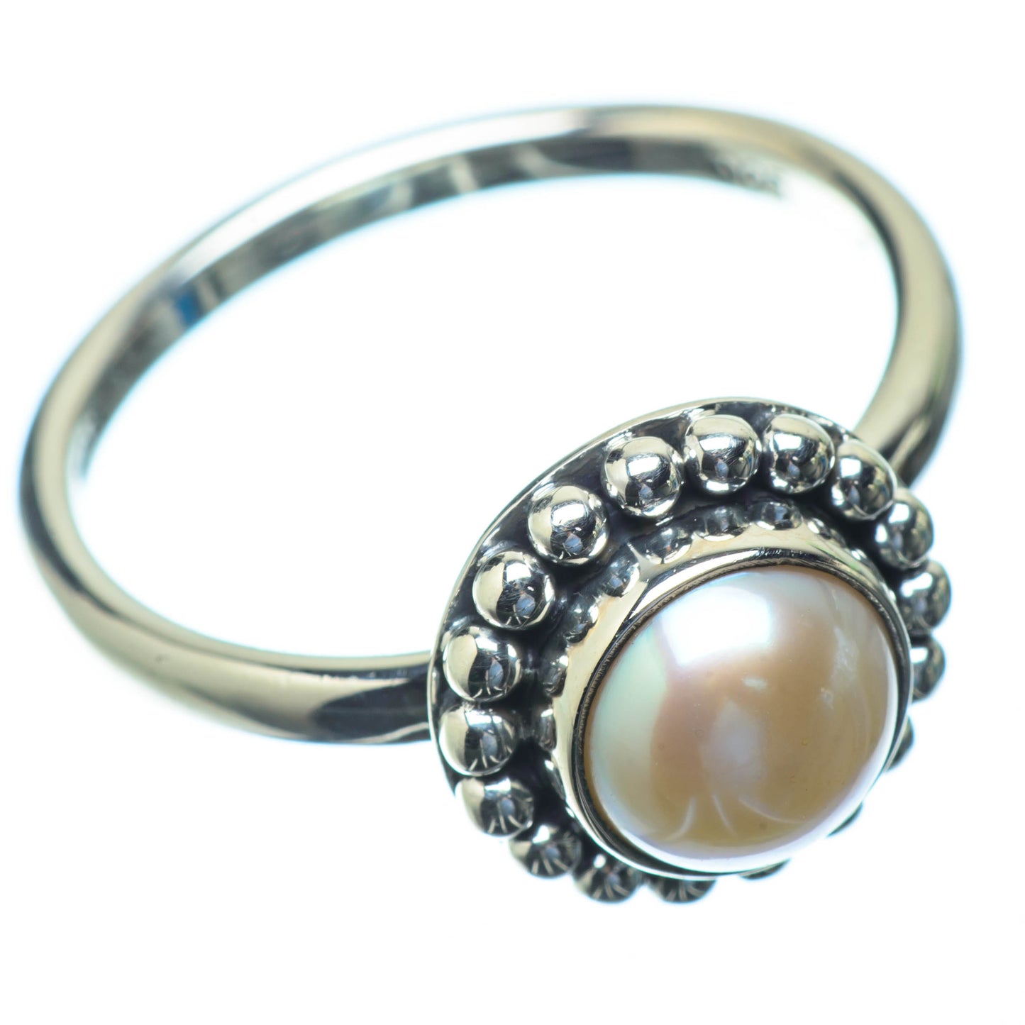 Cultured Pearl Rings handcrafted by Ana Silver Co - RING25613