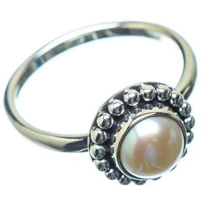 Cultured Pearl Rings handcrafted by Ana Silver Co - RING25613