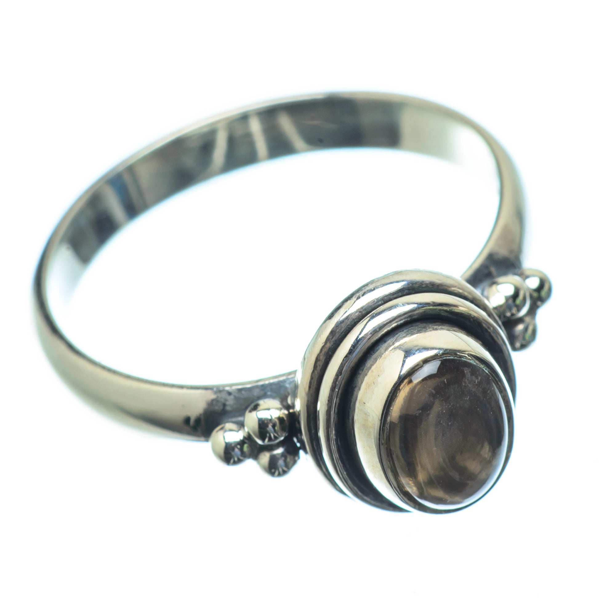 Smoky Quartz Rings handcrafted by Ana Silver Co - RING25629