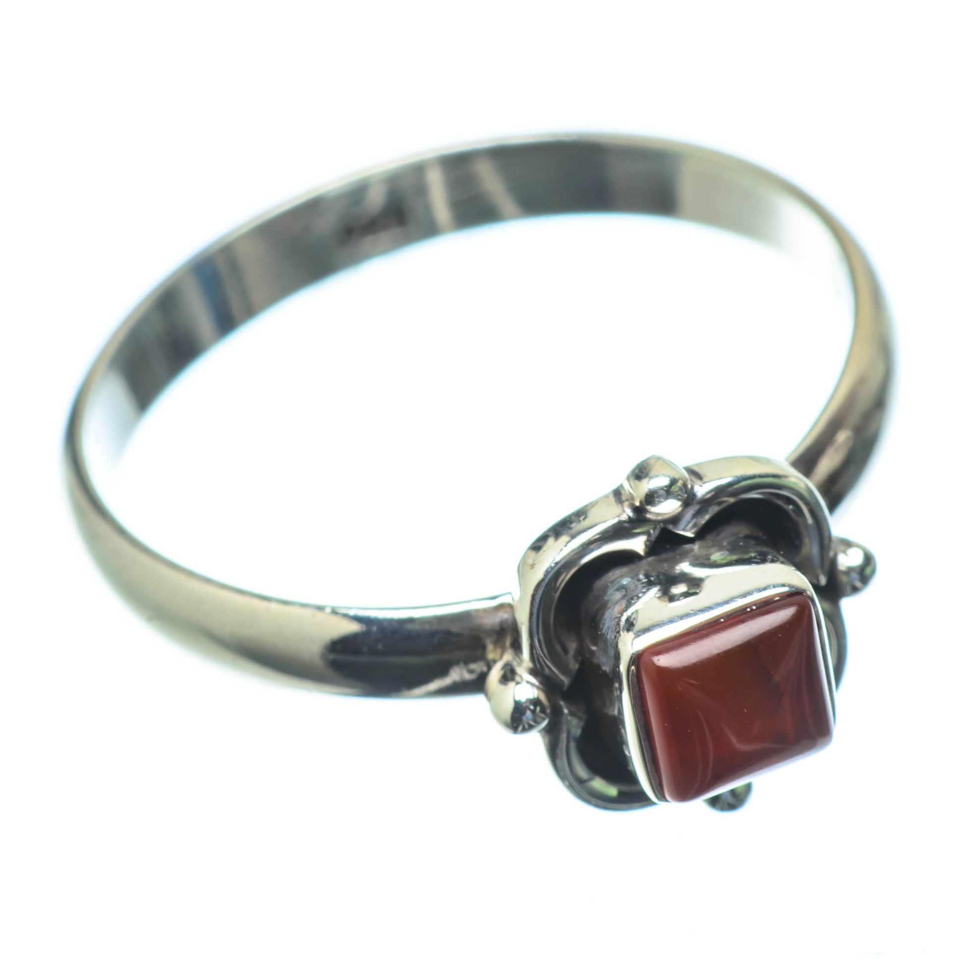 Red Onyx Rings handcrafted by Ana Silver Co - RING25631