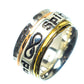 Meditation Spinner Rings handcrafted by Ana Silver Co - RING25758