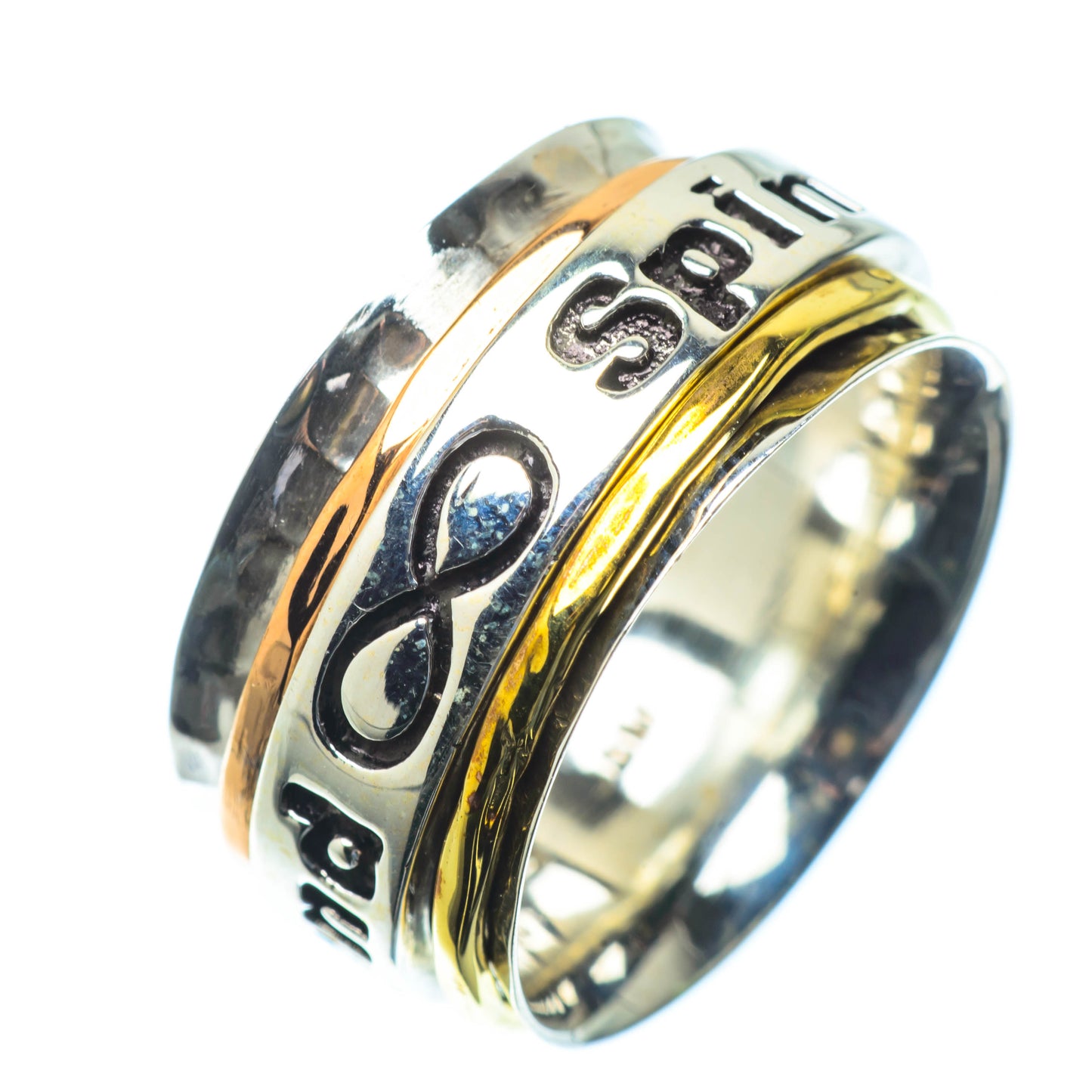 Meditation Spinner Rings handcrafted by Ana Silver Co - RING25758