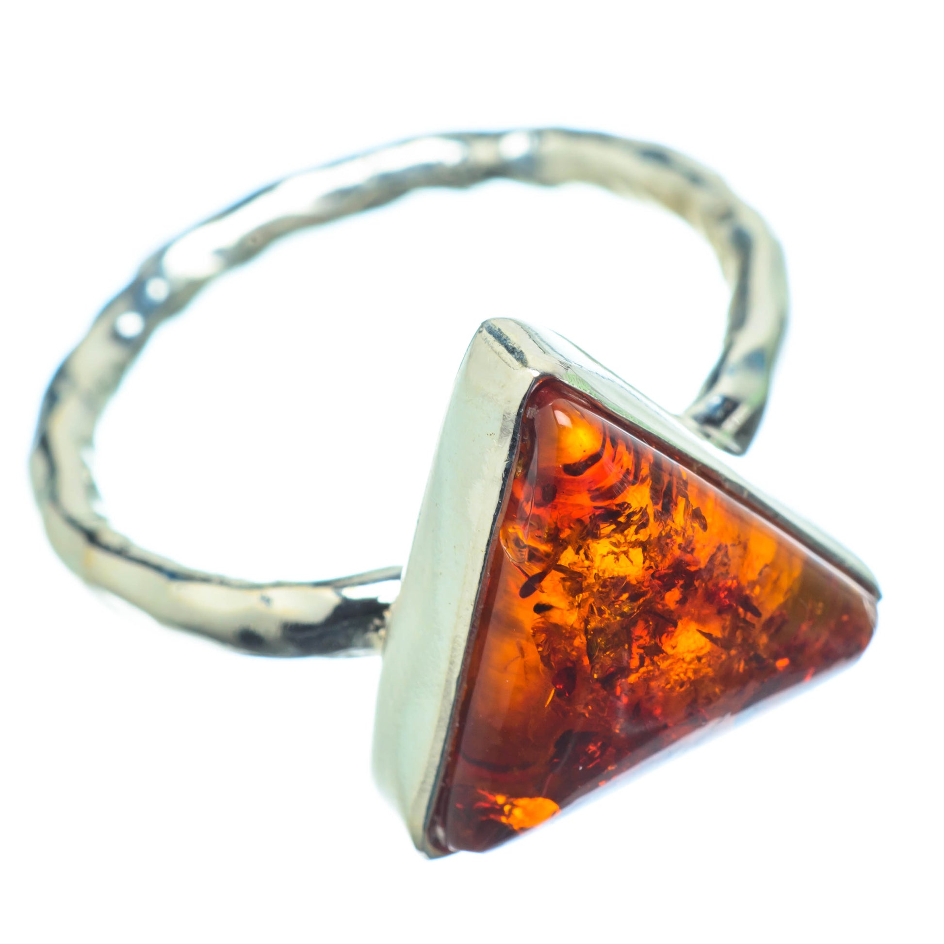 Baltic Amber Rings handcrafted by Ana Silver Co - RING25846