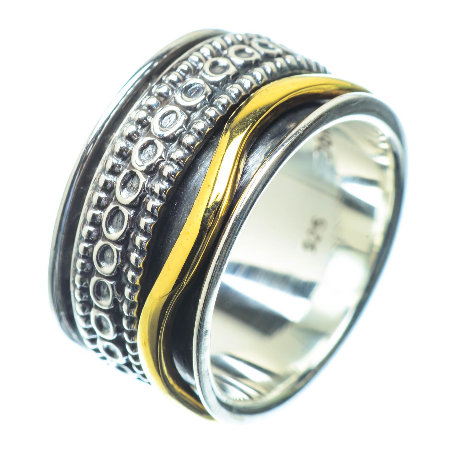 Meditation Spinner Rings handcrafted by Ana Silver Co - RING25851