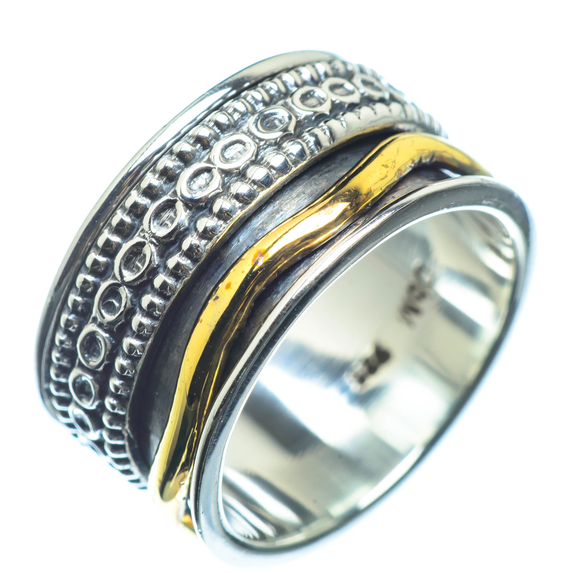 Meditation Spinner Rings handcrafted by Ana Silver Co - RING25992