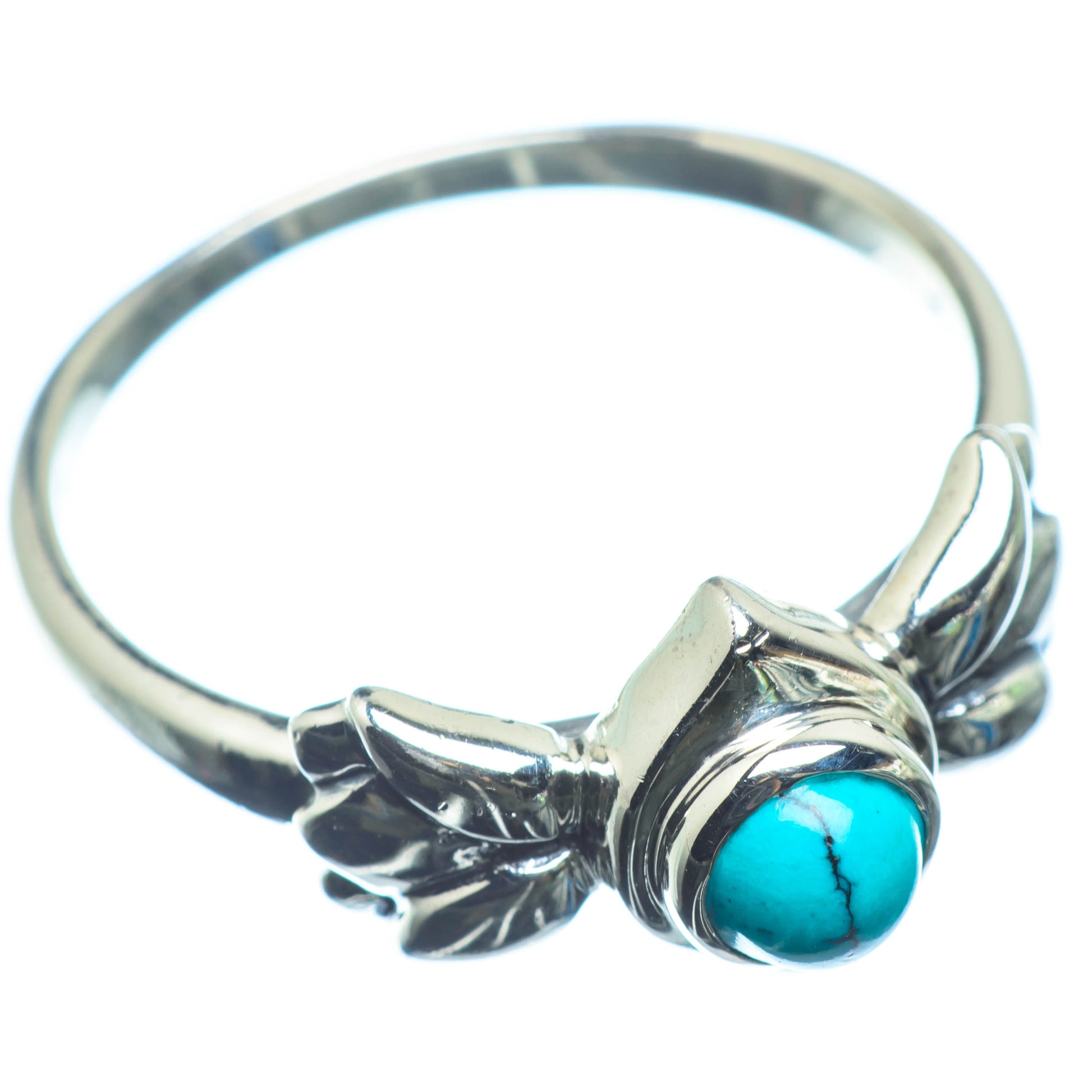 Tibetan Turquoise Rings handcrafted by Ana Silver Co - RING26002