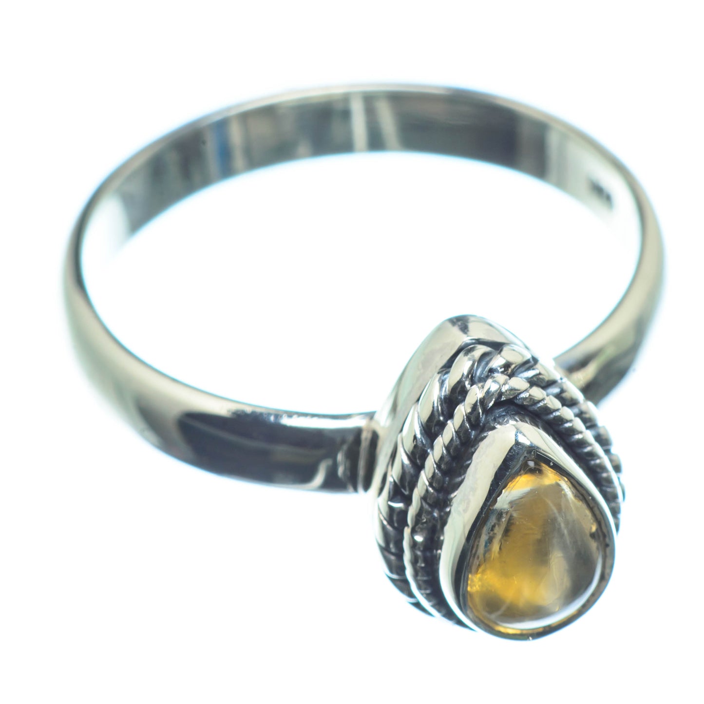 Citrine Rings handcrafted by Ana Silver Co - RING26047