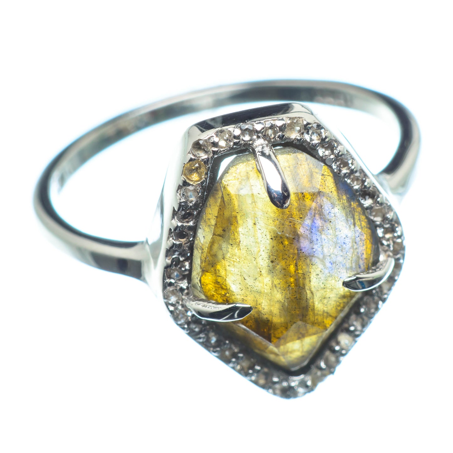 Labradorite Rings handcrafted by Ana Silver Co - RING26067