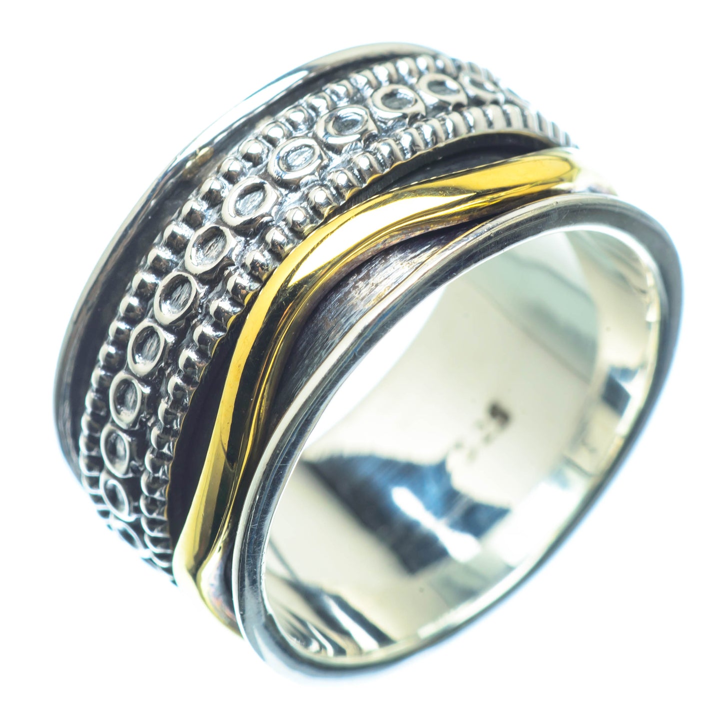 Meditation Spinner Rings handcrafted by Ana Silver Co - RING26085