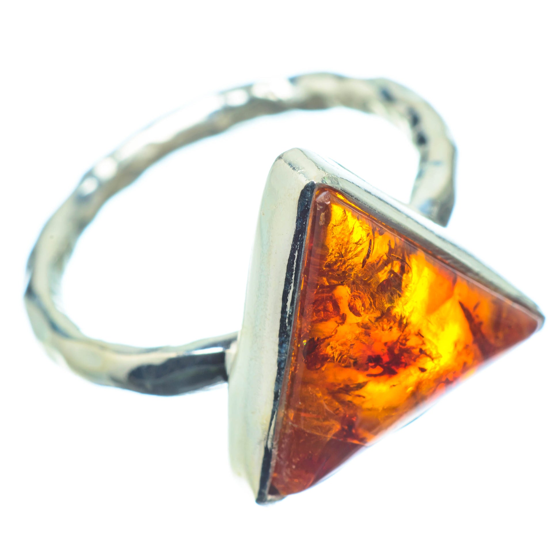 Baltic Amber Rings handcrafted by Ana Silver Co - RING26355