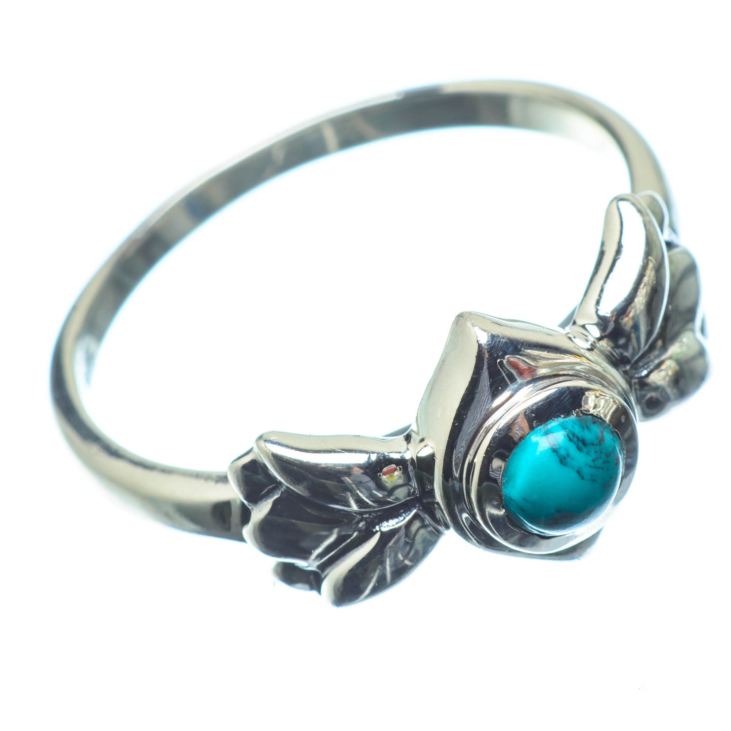 Tibetan Turquoise Rings handcrafted by Ana Silver Co - RING26379