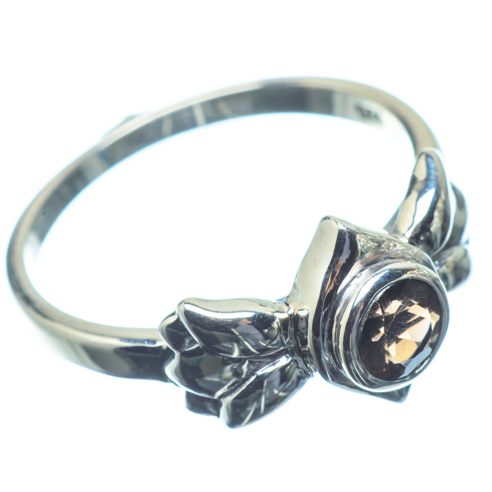 Smoky Quartz Rings handcrafted by Ana Silver Co - RING26464