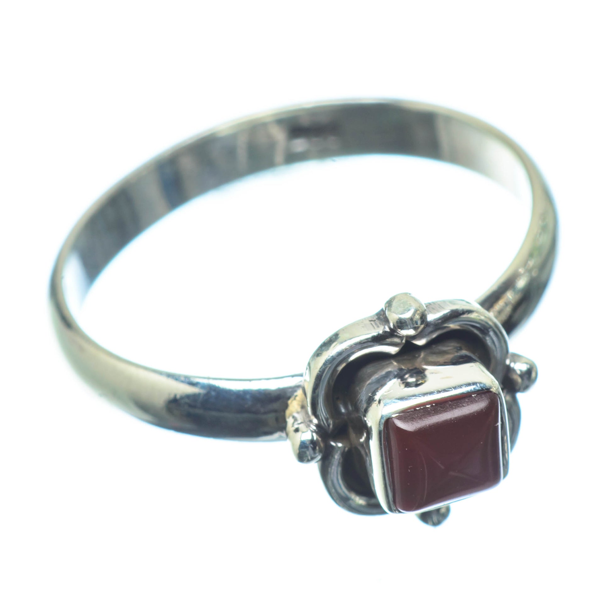 Red Onyx Rings handcrafted by Ana Silver Co - RING26503