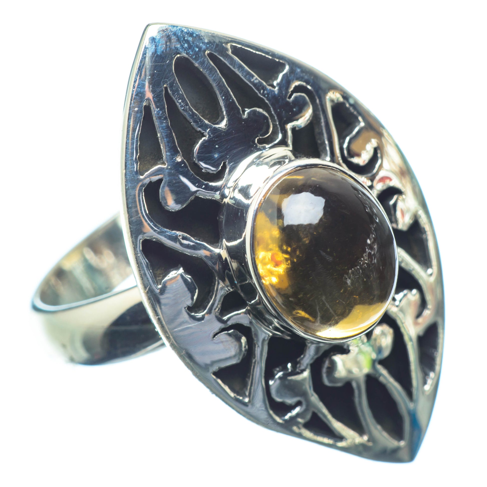 Citrine Rings handcrafted by Ana Silver Co - RING26684