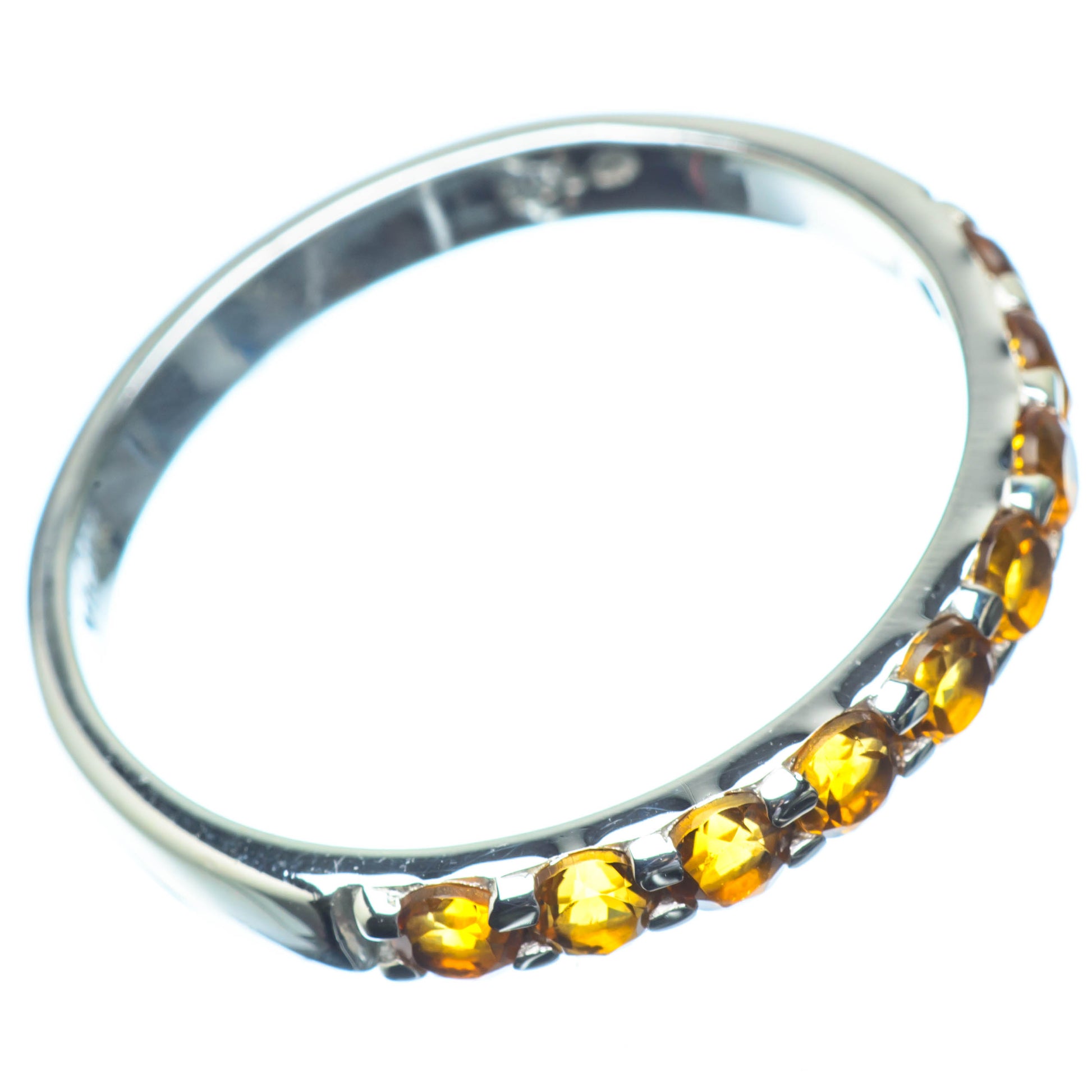 Citrine Rings handcrafted by Ana Silver Co - RING26714 - Photo 2