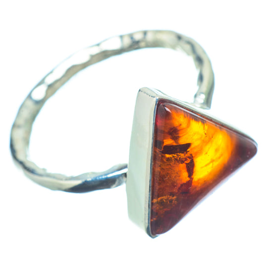 Baltic Amber Rings handcrafted by Ana Silver Co - RING26748
