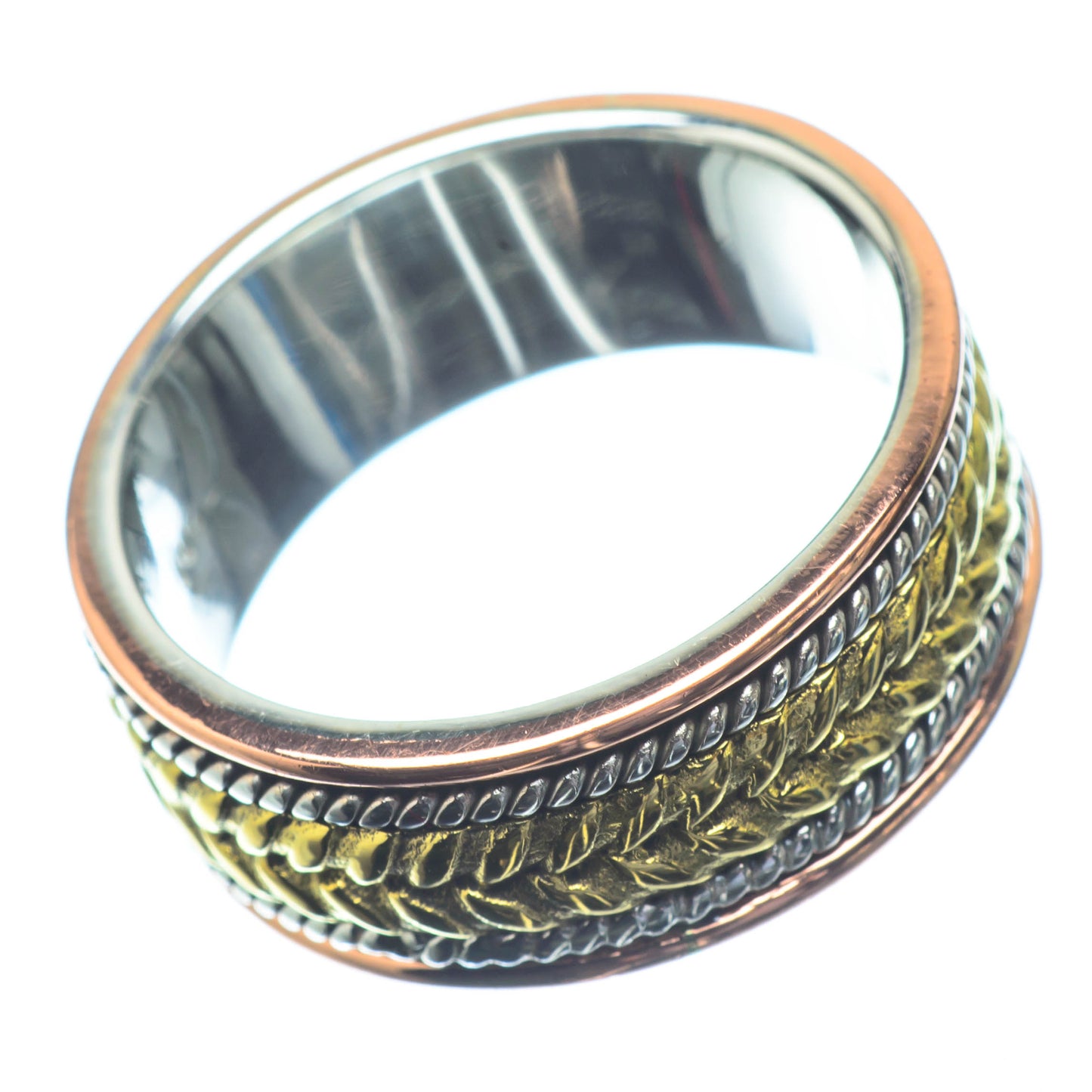 Meditation Spinner Rings handcrafted by Ana Silver Co - RING26756
