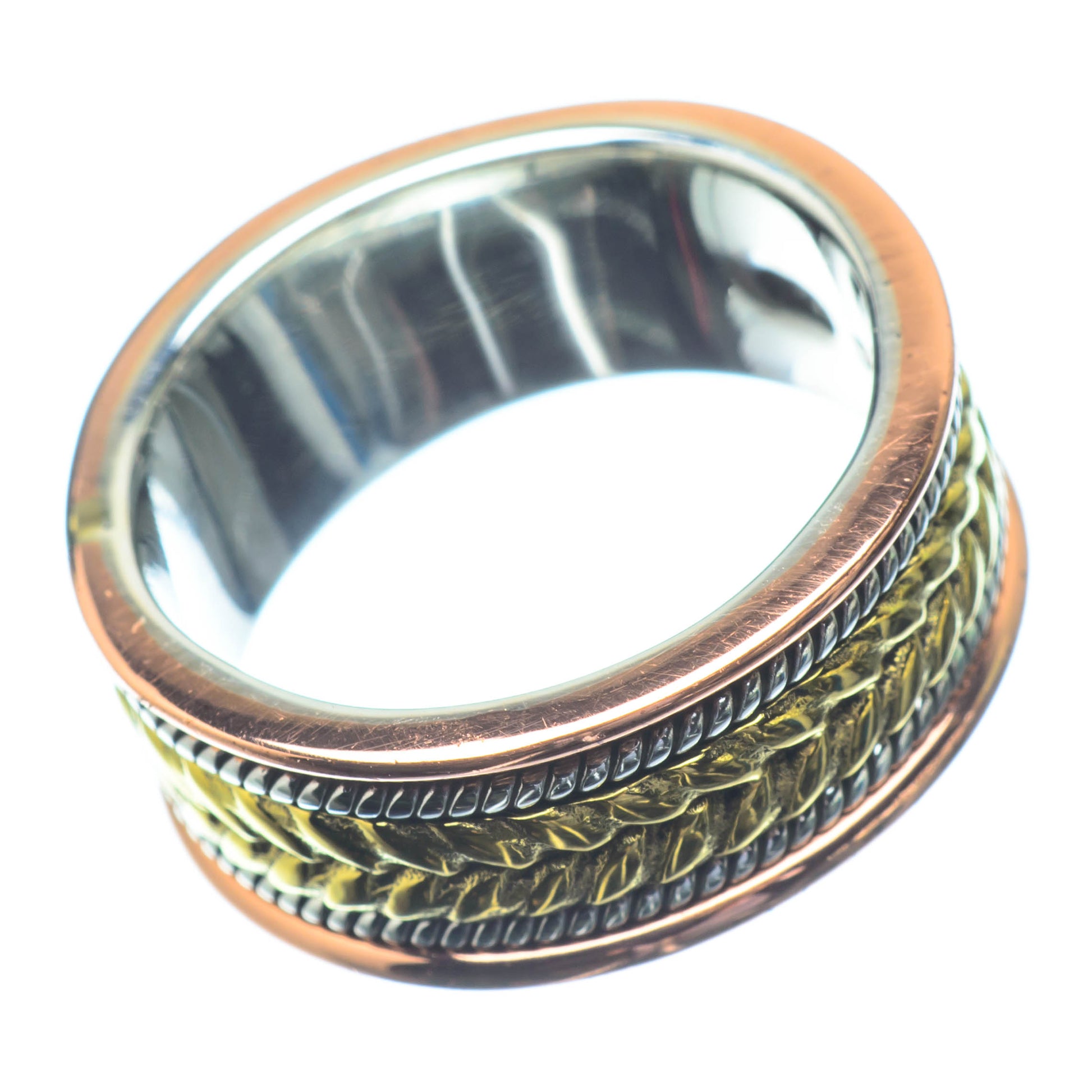 Meditation Spinner Rings handcrafted by Ana Silver Co - RING26787