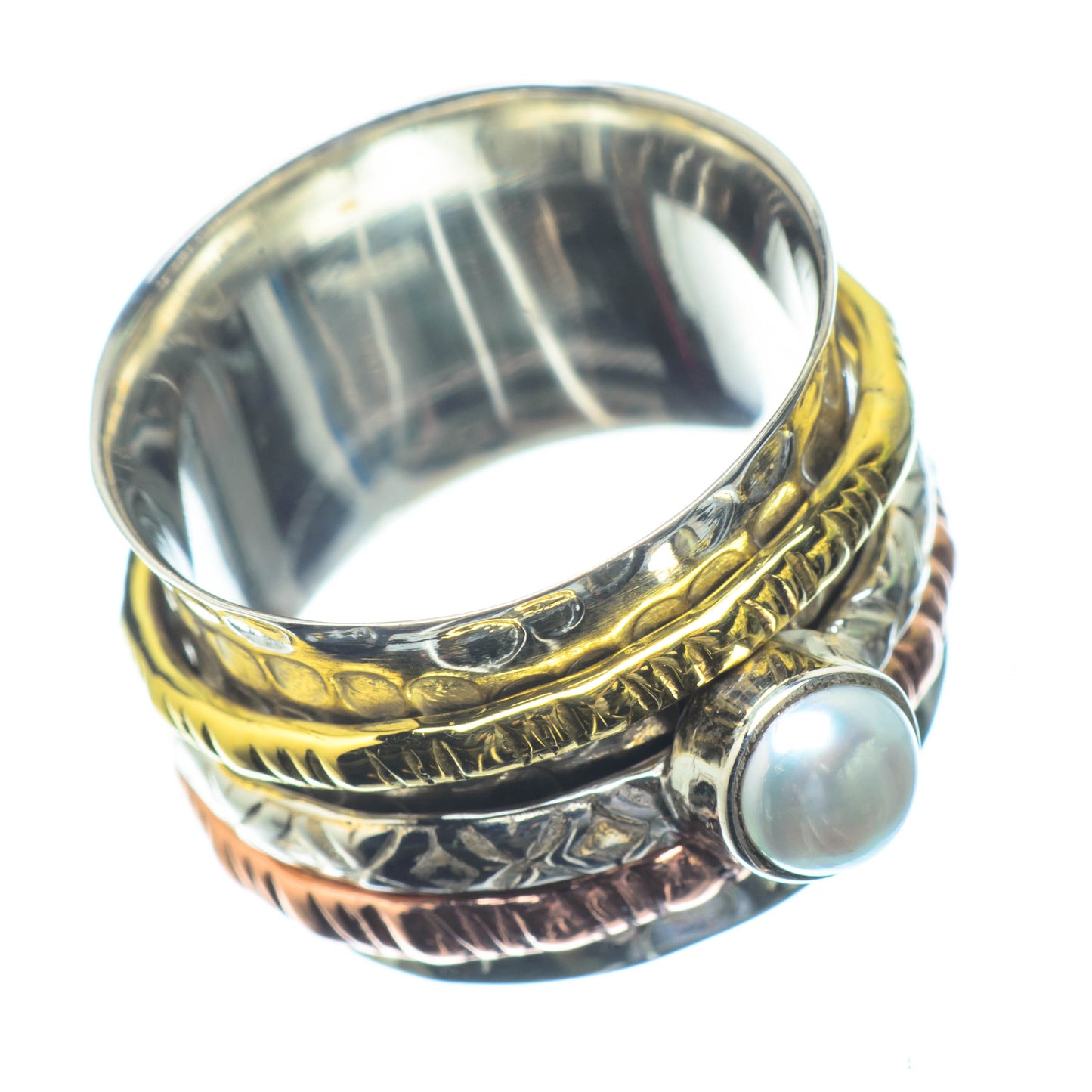 Cultured Pearl Rings handcrafted by Ana Silver Co - RING26821
