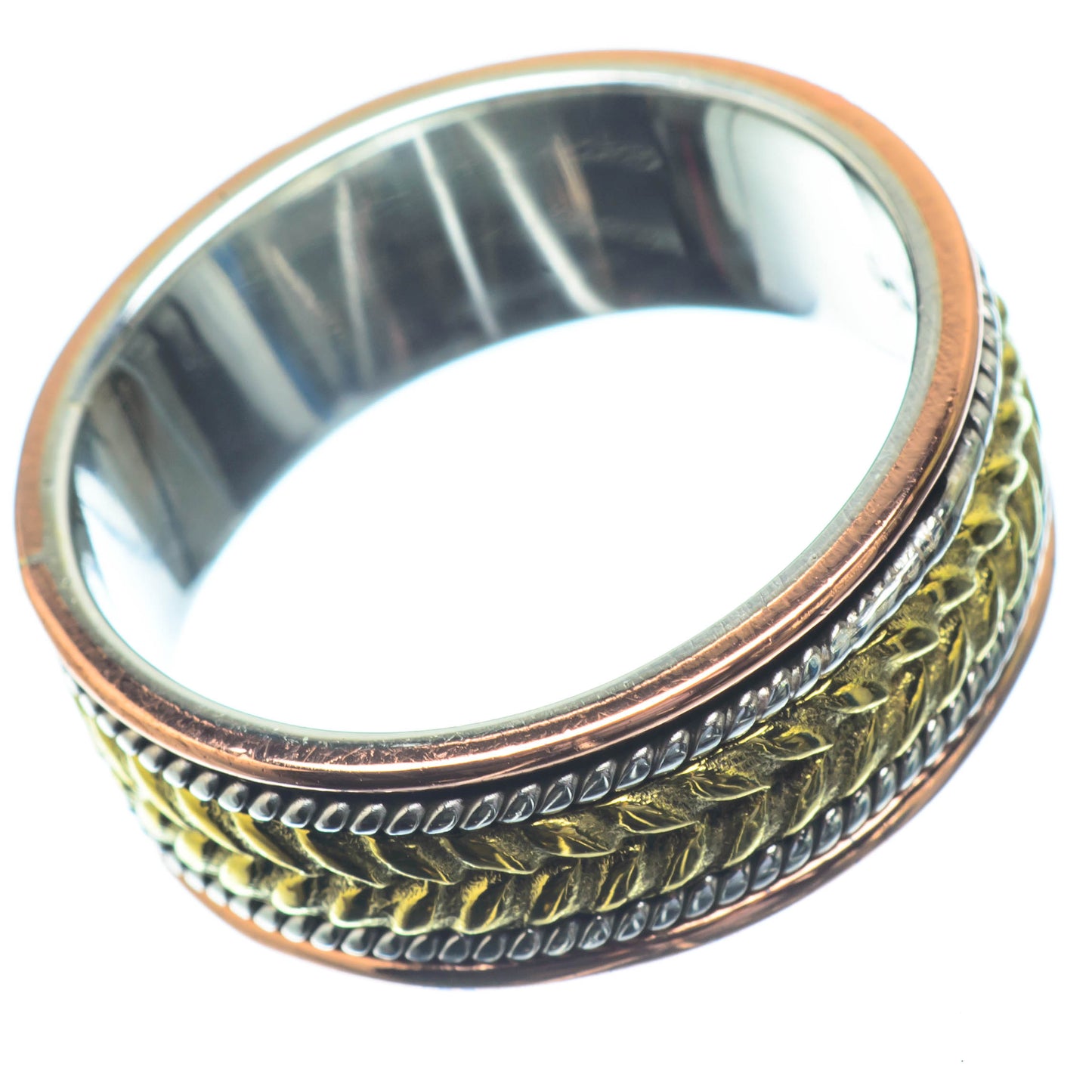 Meditation Spinner Rings handcrafted by Ana Silver Co - RING26853