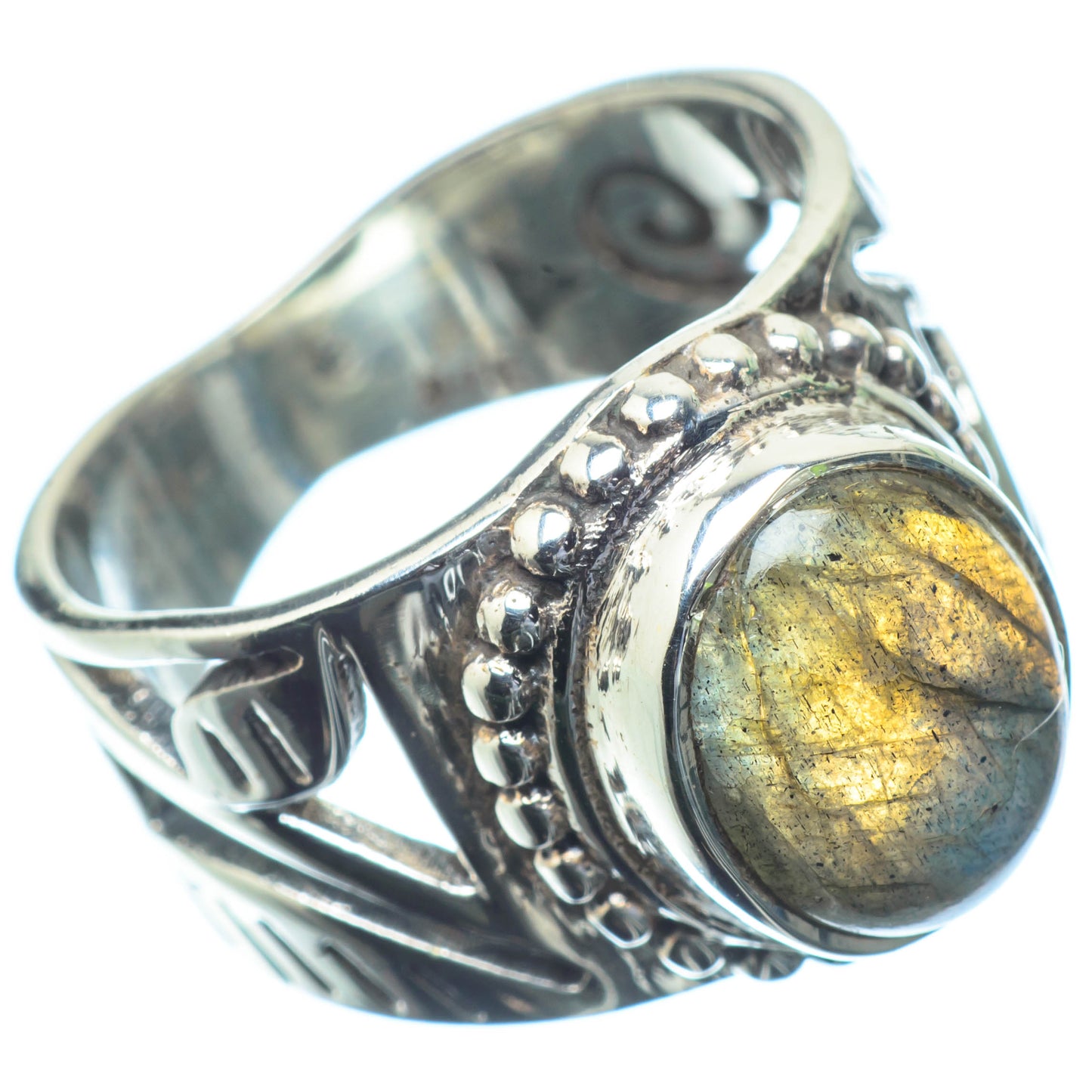 Labradorite Rings handcrafted by Ana Silver Co - RING26945