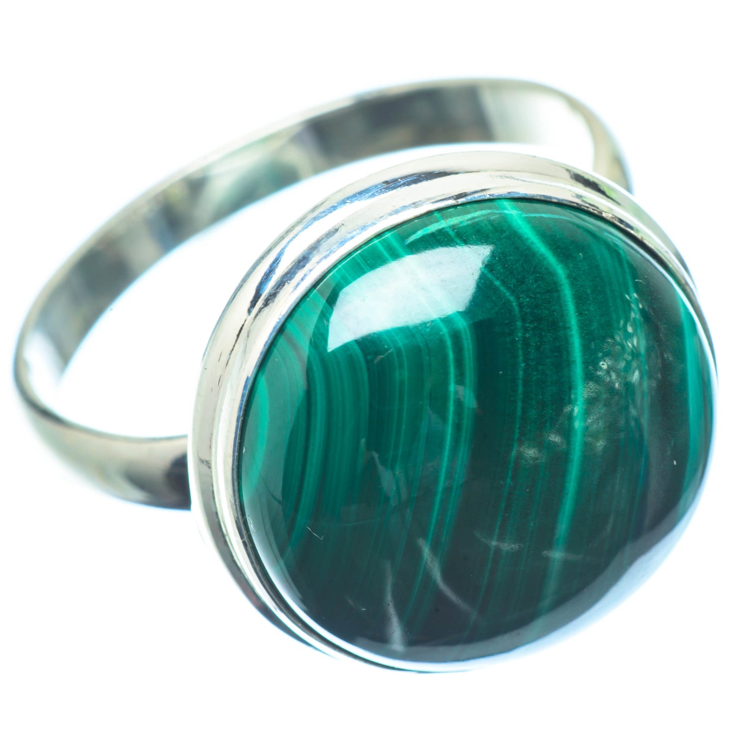 Malachite Rings handcrafted by Ana Silver Co - RING27026